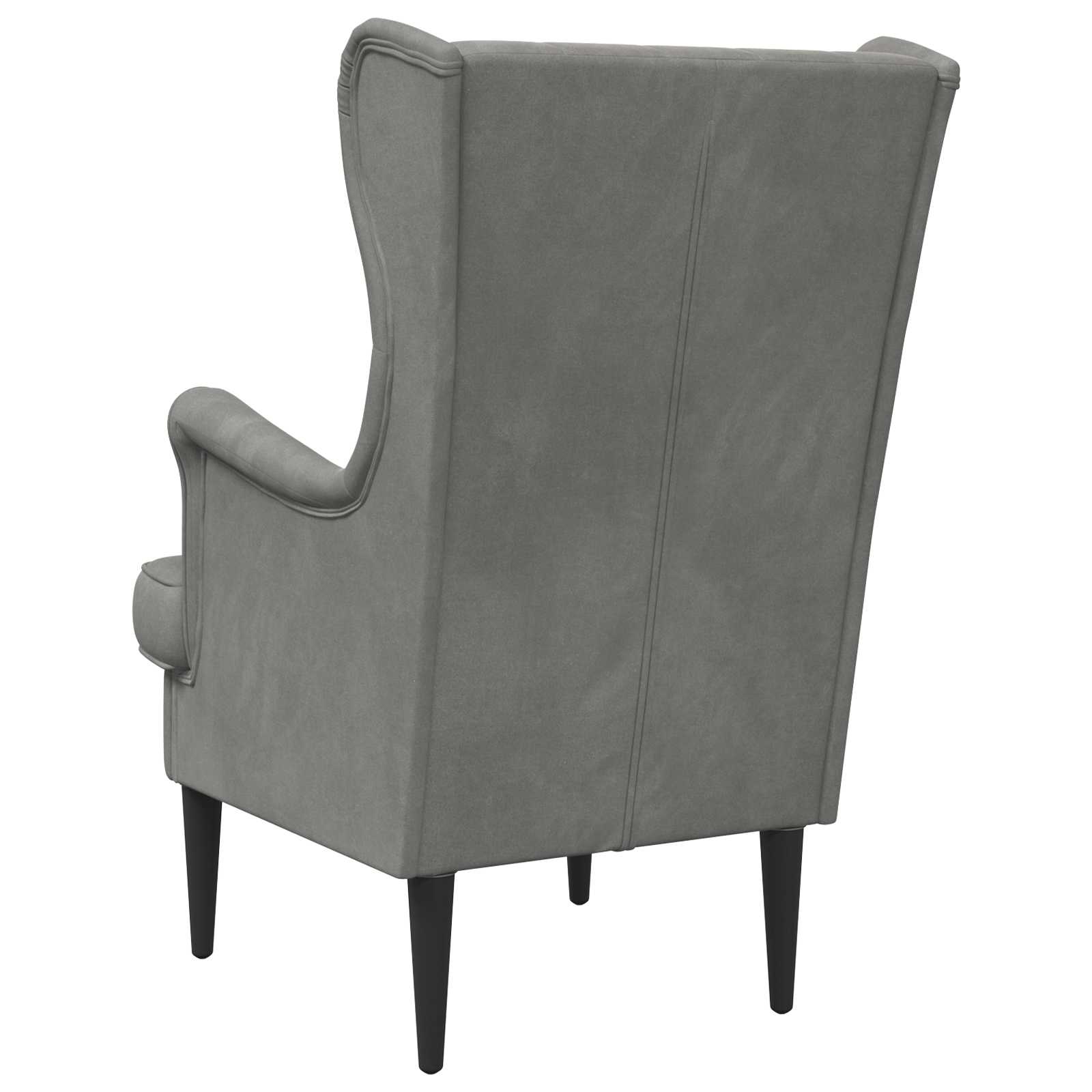 fauteuil Gris foncé Velours - XIOS
