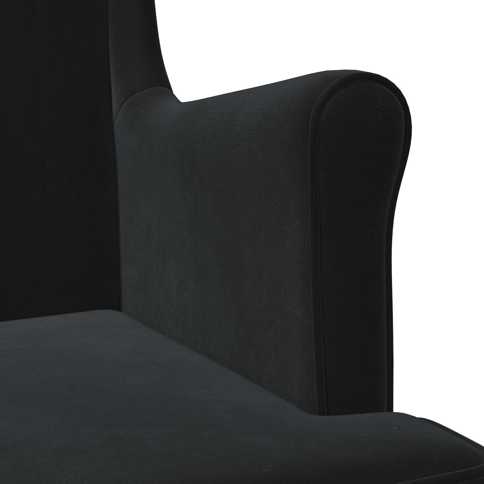 fauteuil Noir Velours - XIOS