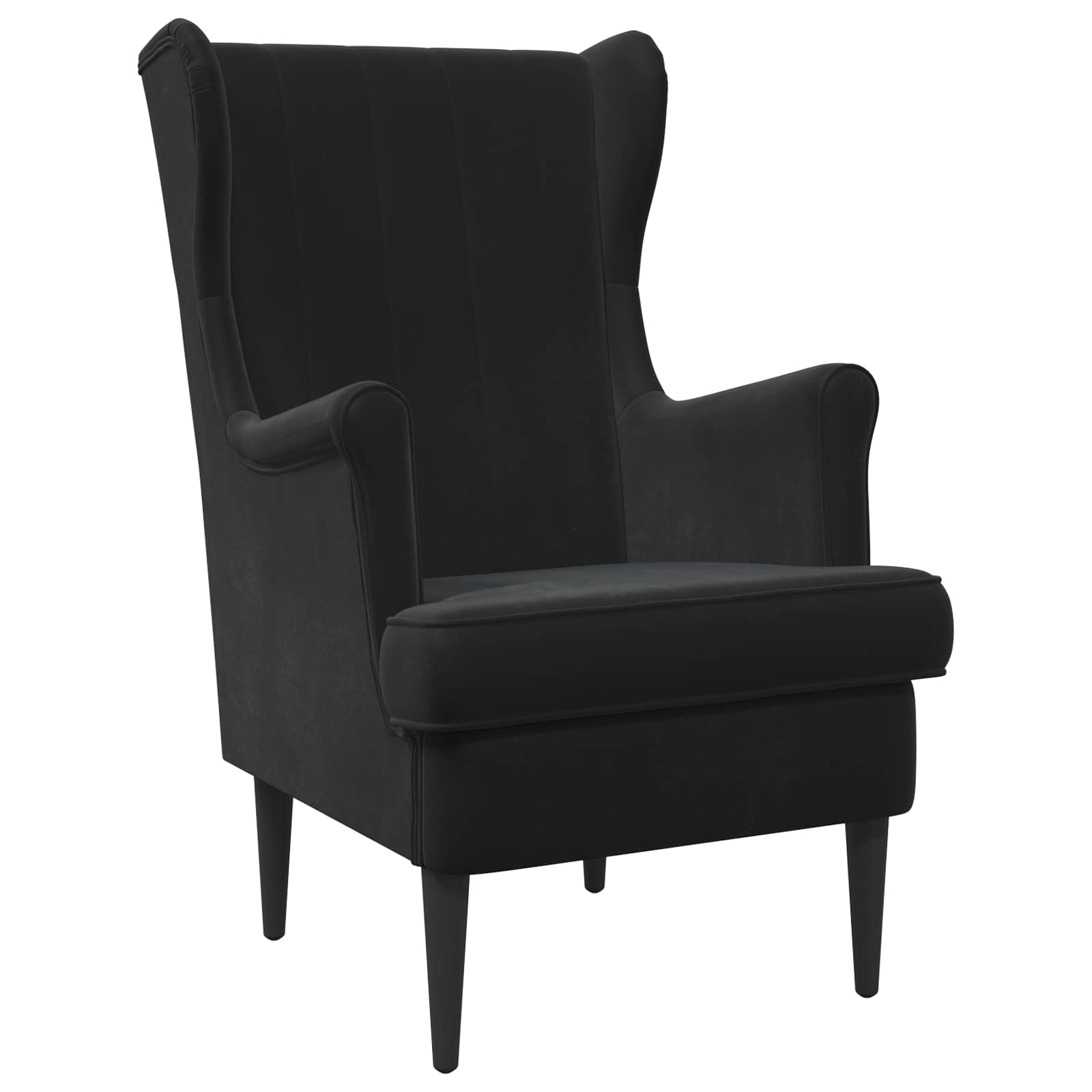 fauteuil Noir Velours - XIOS