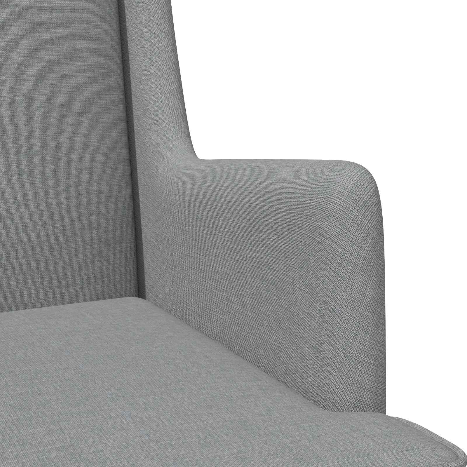 fauteuil Gris clair tissu - XIOS