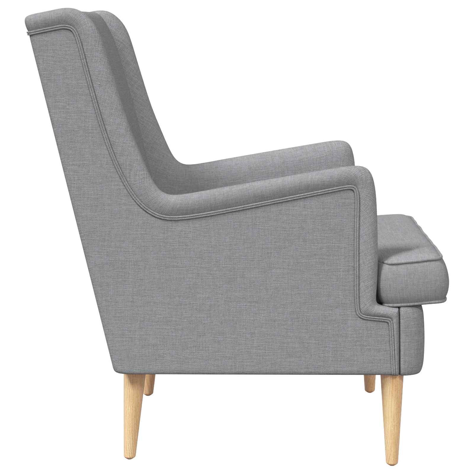 fauteuil Gris clair tissu - XIOS