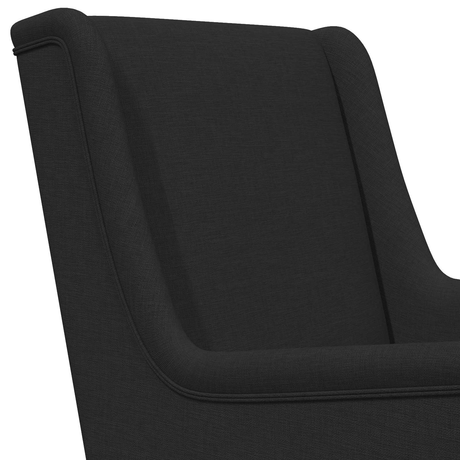 fauteuil Noir tissu - XIOS