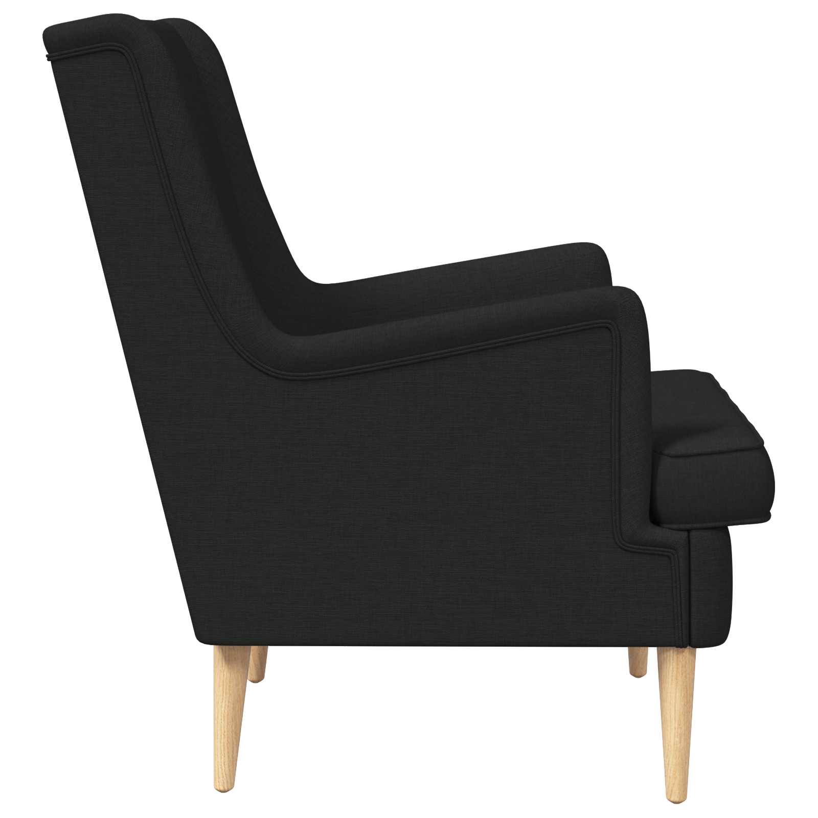 fauteuil Noir tissu - XIOS