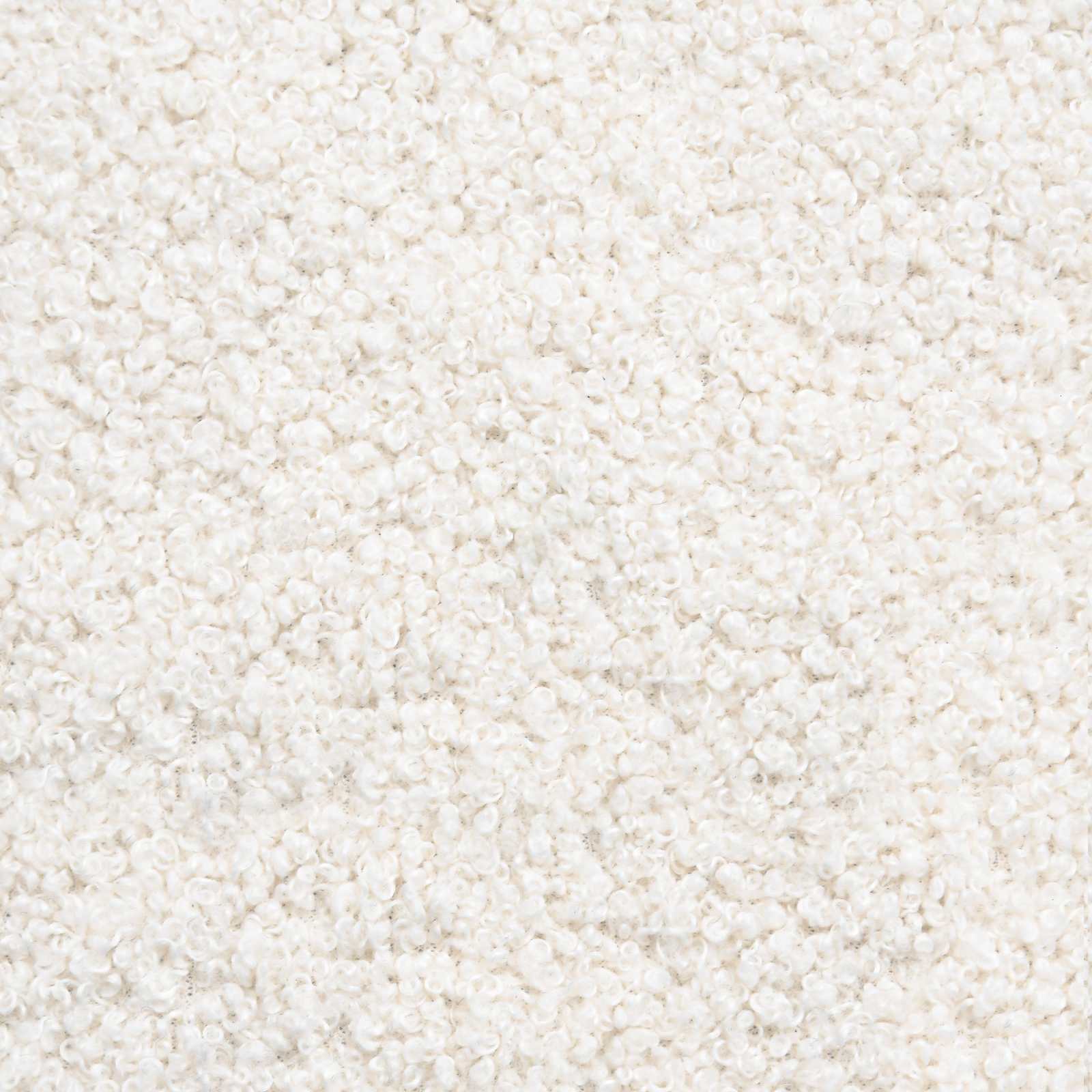 Fauteuil Crème Tissu en laine de mouton - XIOS