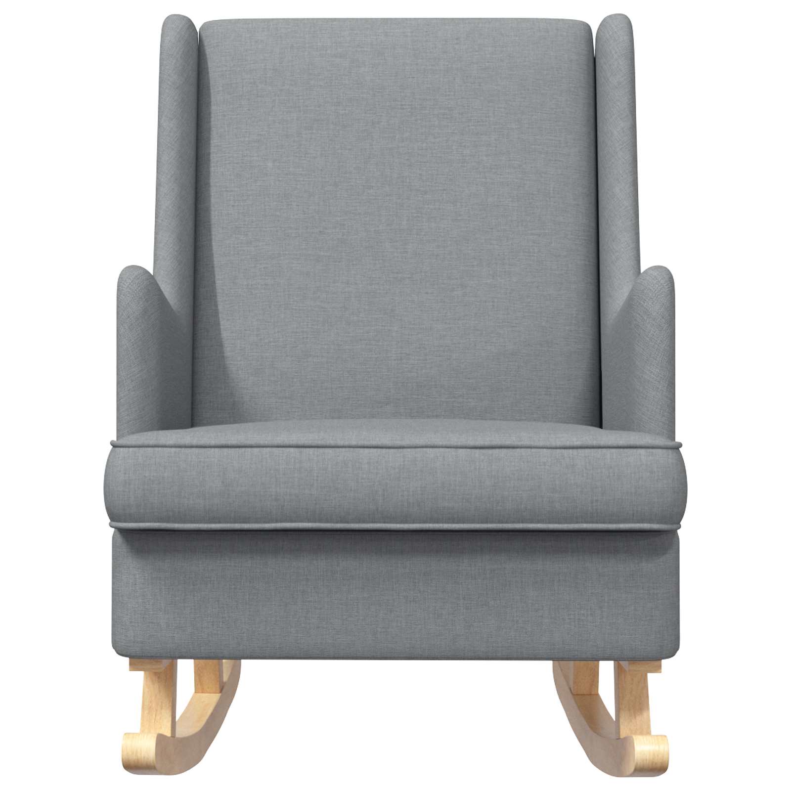 Chaise à bascule Gris clair 62 x 80 x 85 cm tissu - XIOS