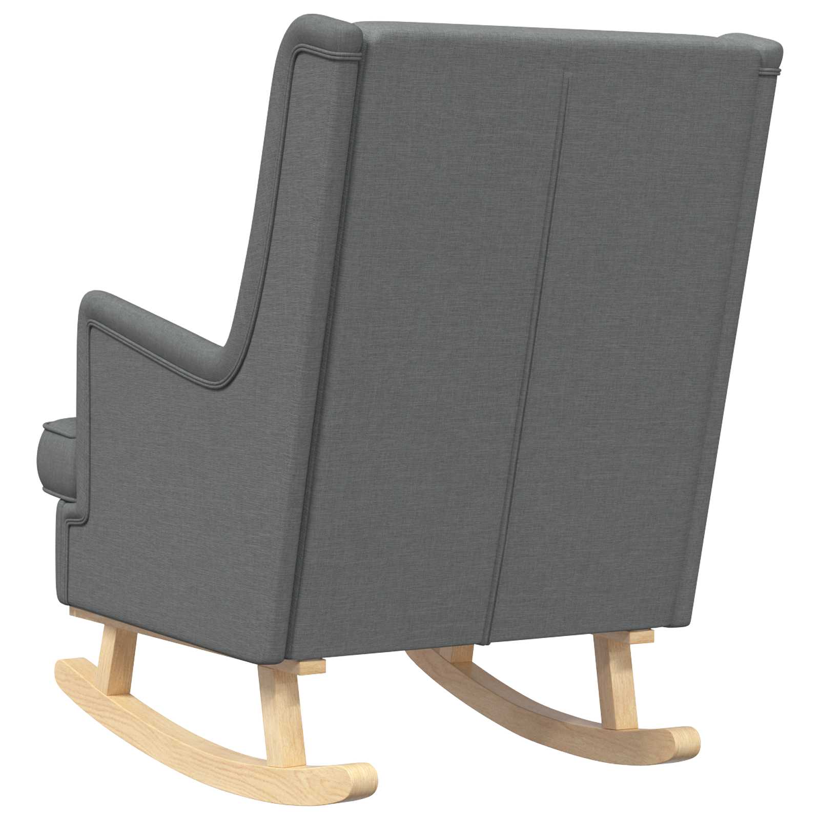 Chaise à bascule Gris foncé 62 x 80 x 85 cm tissu - XIOS