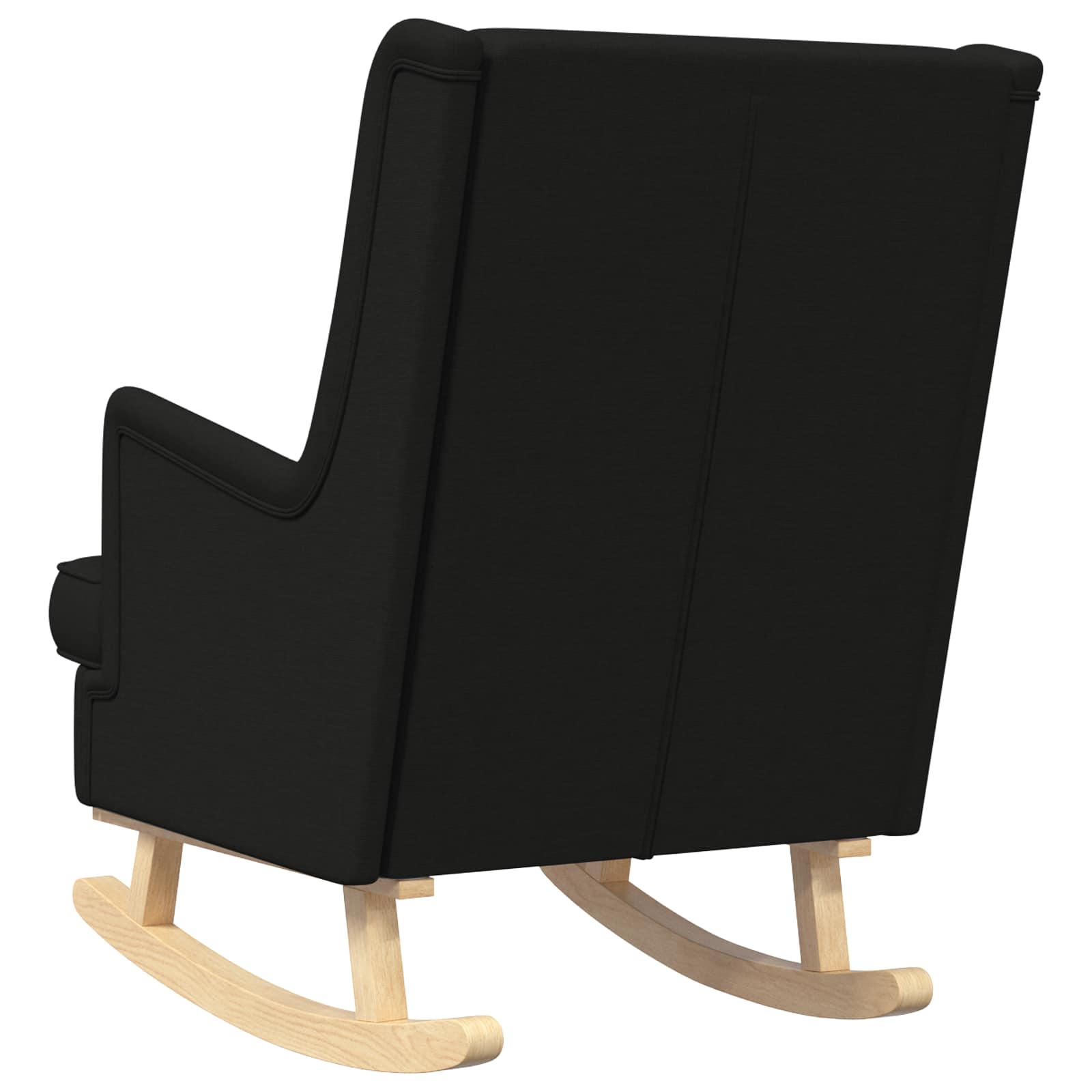 Chaise à bascule Noir 62 x 80 x 85 cm tissu - XIOS