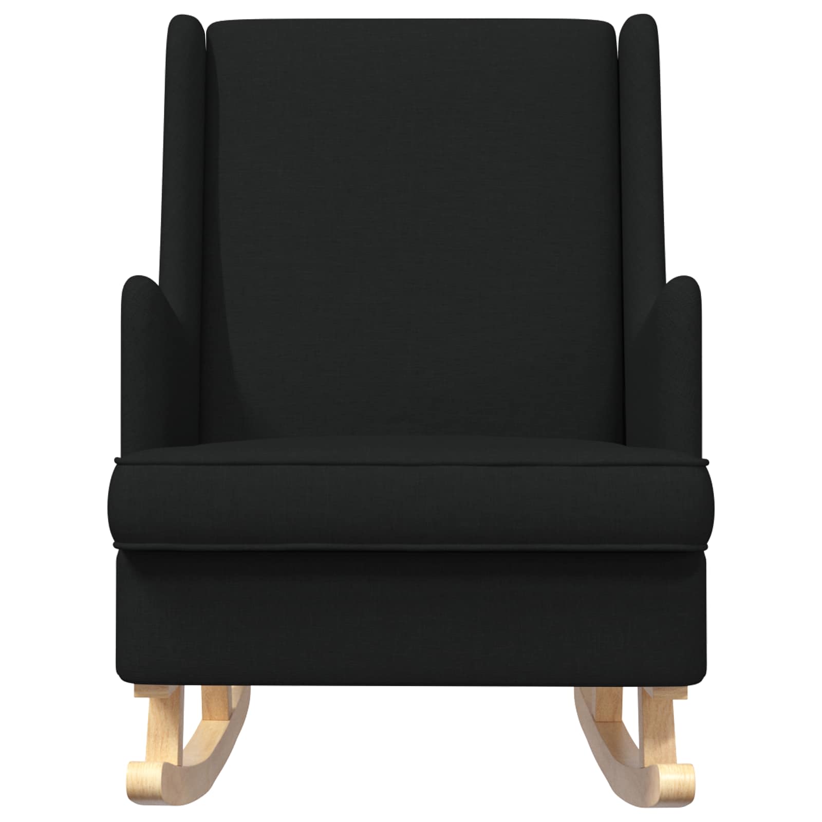 Chaise à bascule Noir 62 x 80 x 85 cm tissu - XIOS
