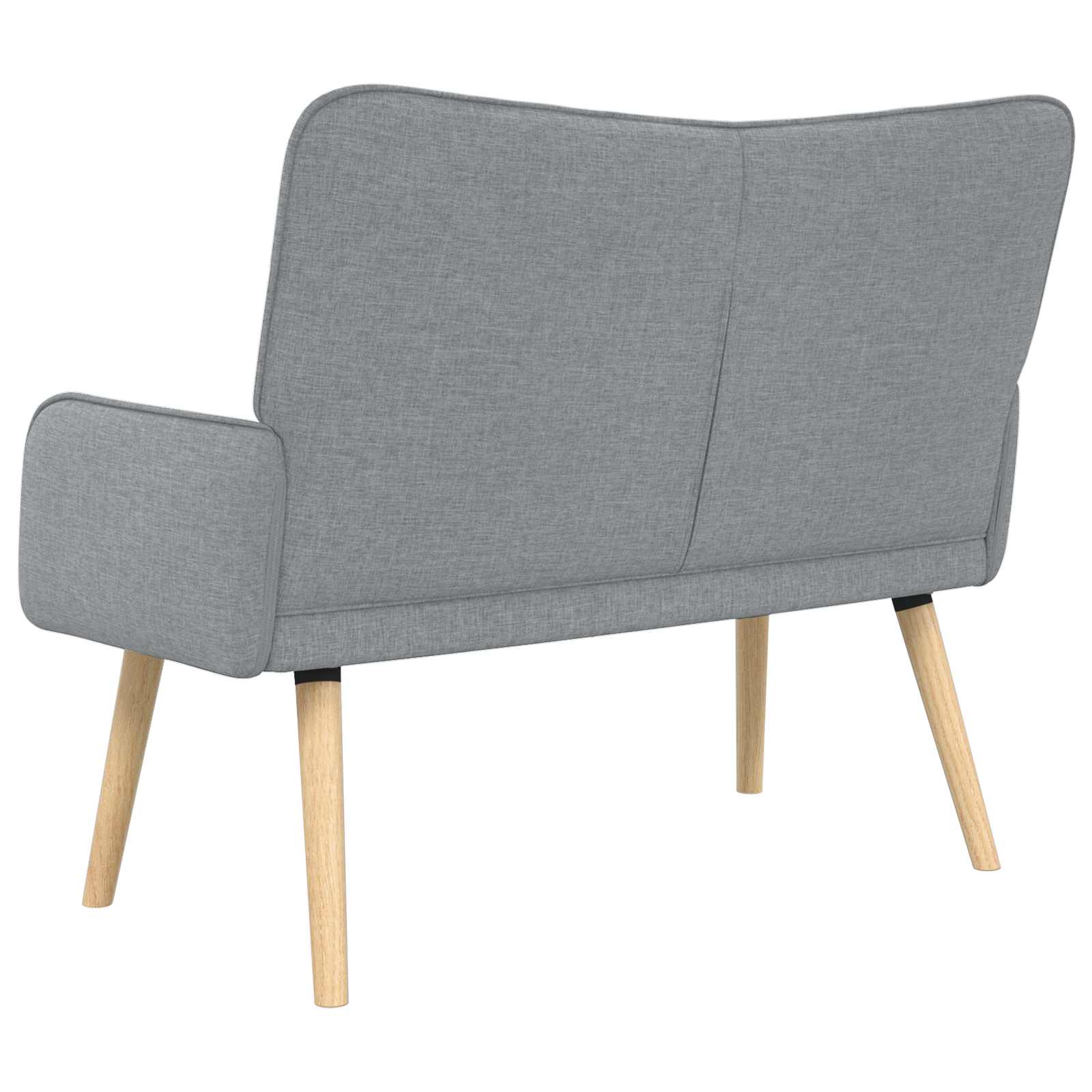 Canapé deux places Gris clair 115 x 61 x 87 cm tissu - XIOS