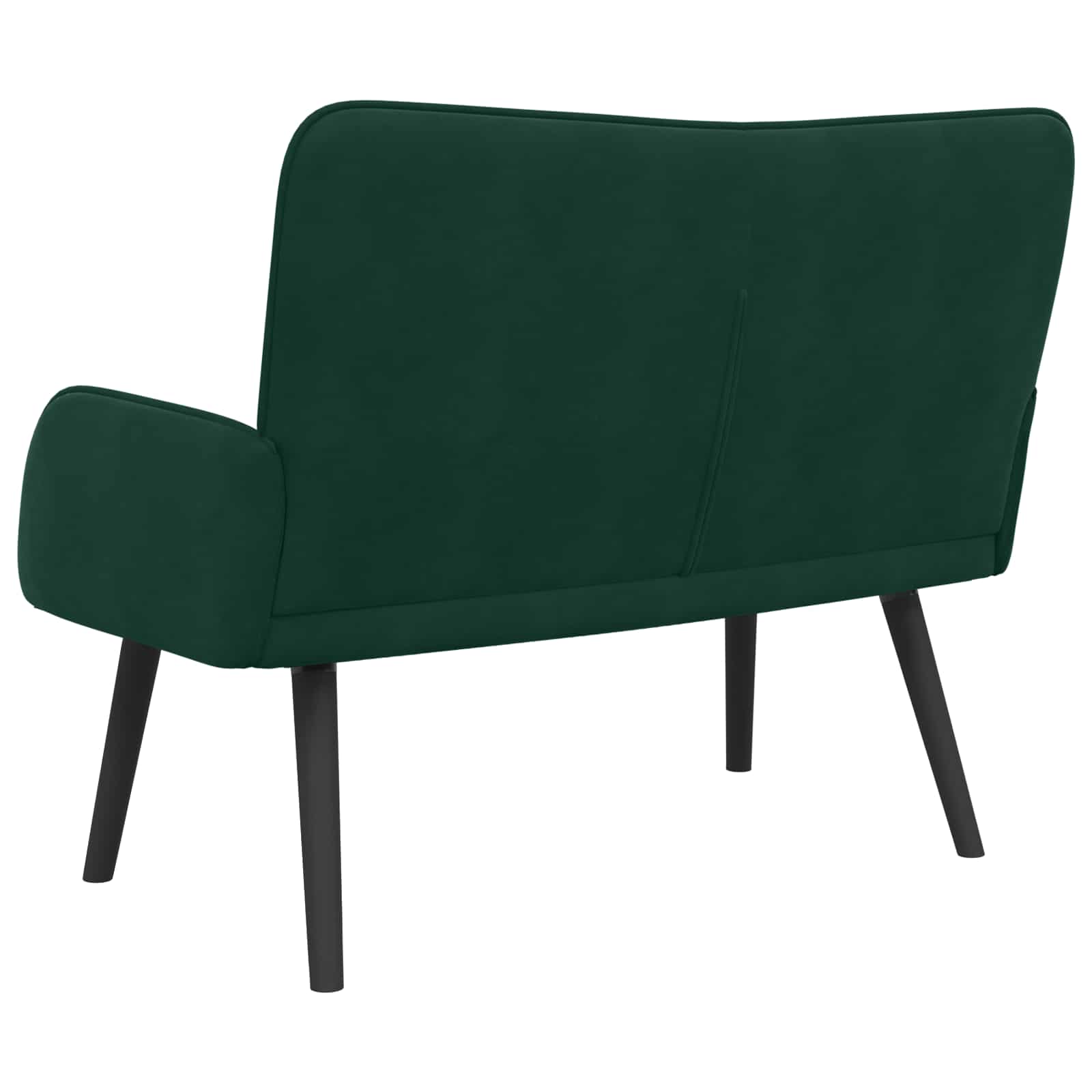 Canapé deux places Vert foncé 115 x 61 x 87 cm Velours - XIOS