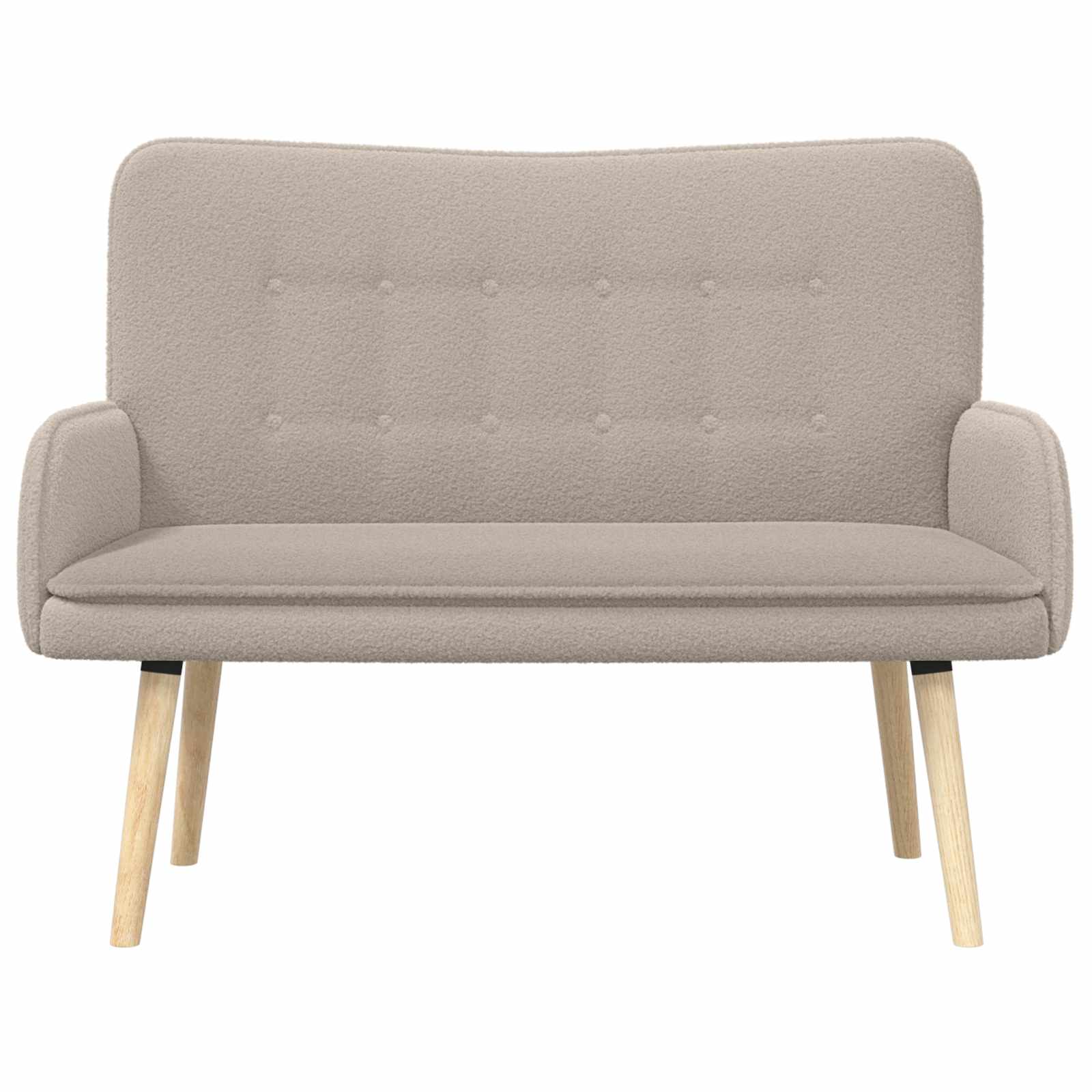 Sofa 2 places Gris clair 115 x 61 x 87 cm Bouclé - XIOS