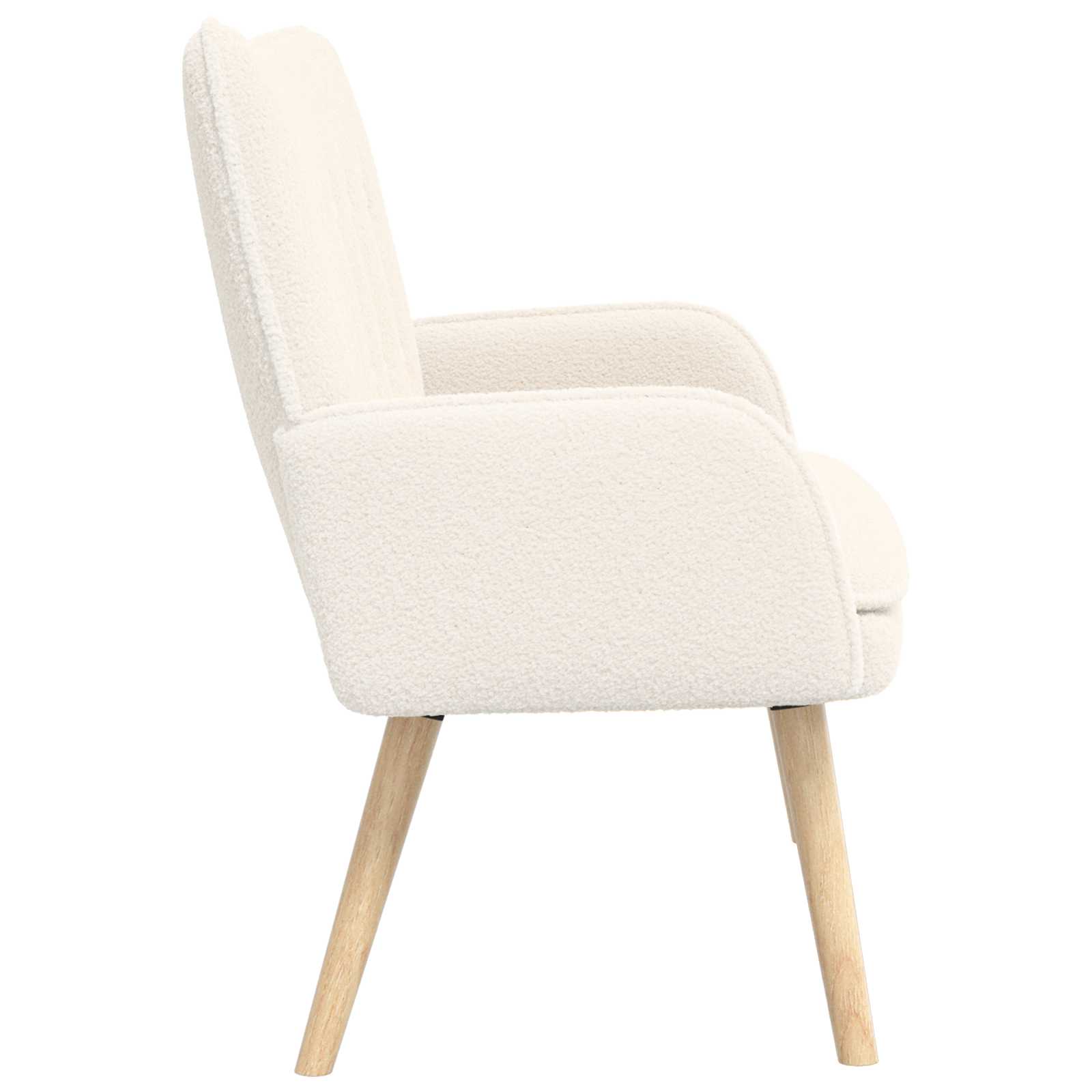 Sofa 2 places Crème 115 x 61 x 87 cm Bouclé - XIOS