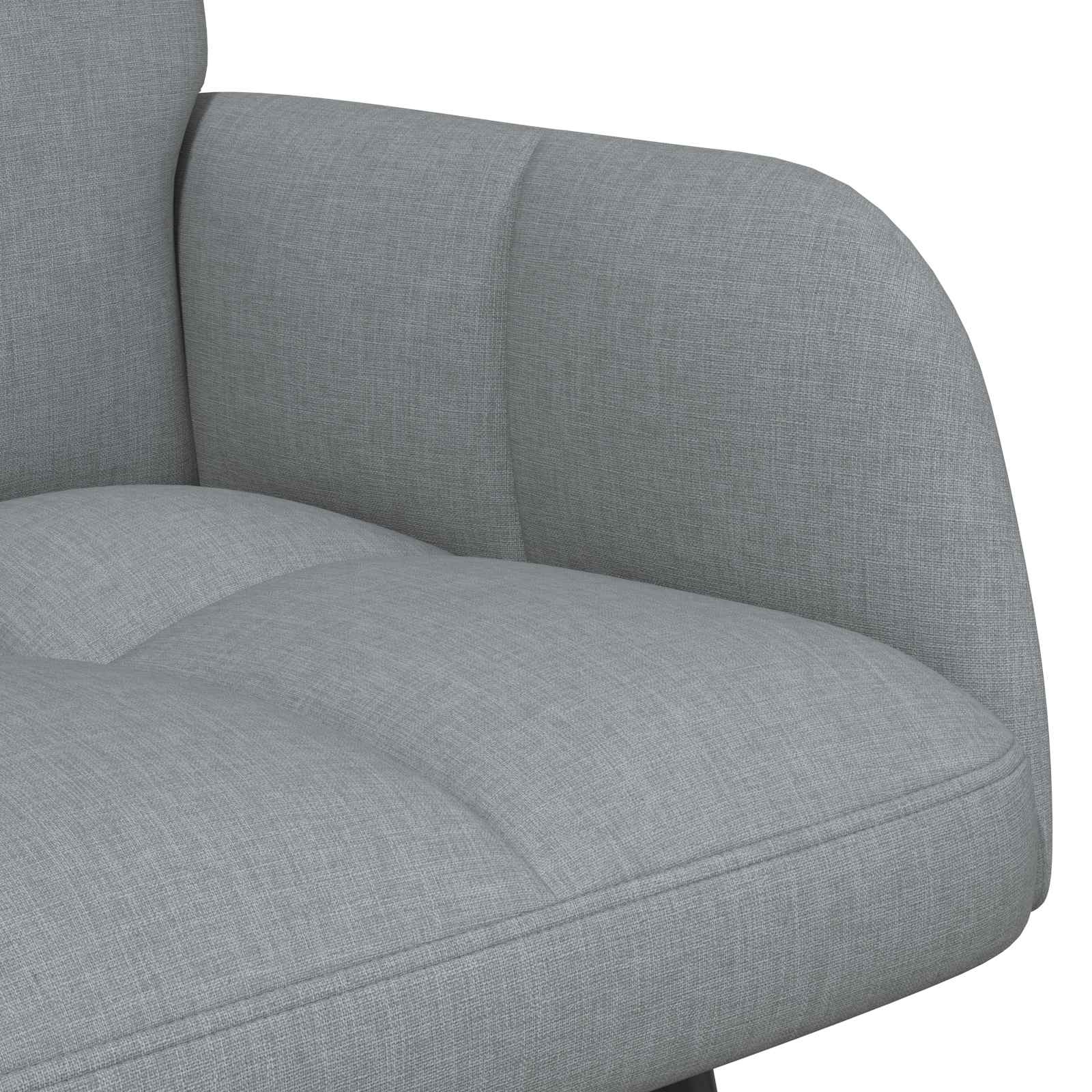 Canapé deux places Gris clair 115 x 61 x 87 cm tissu - XIOS