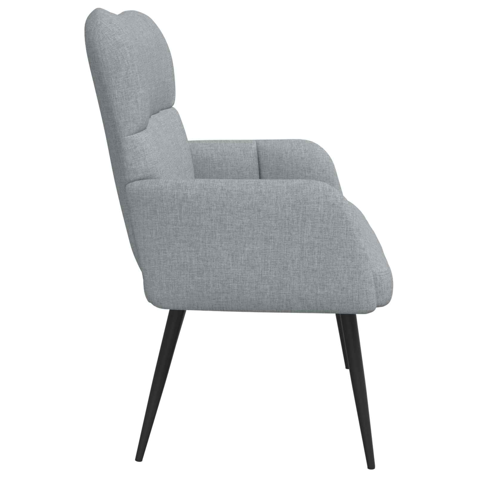 Canapé deux places Gris clair 115 x 61 x 87 cm tissu - XIOS