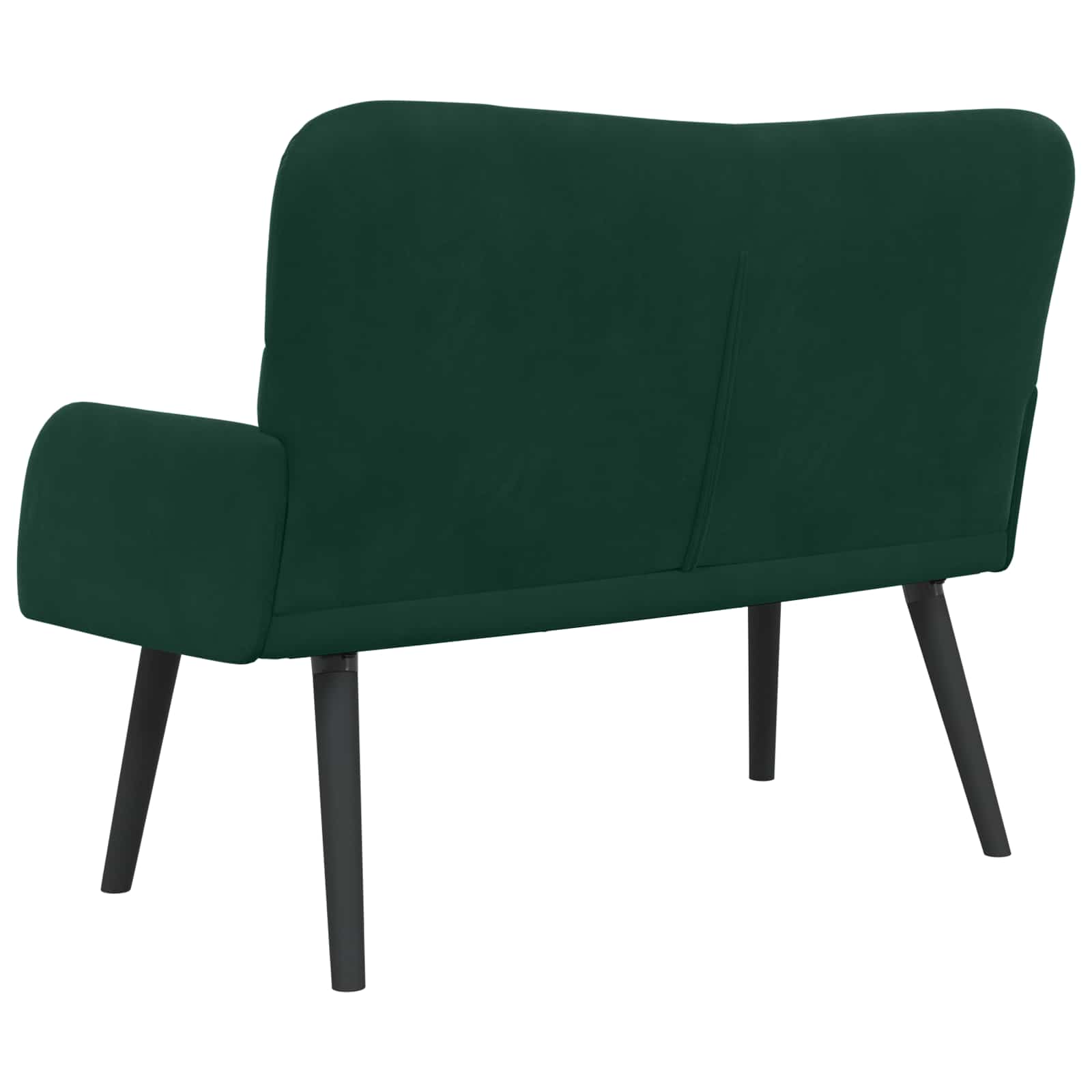 Canapé deux places Vert foncé 115 x 61 x 87 cm Velours - XIOS