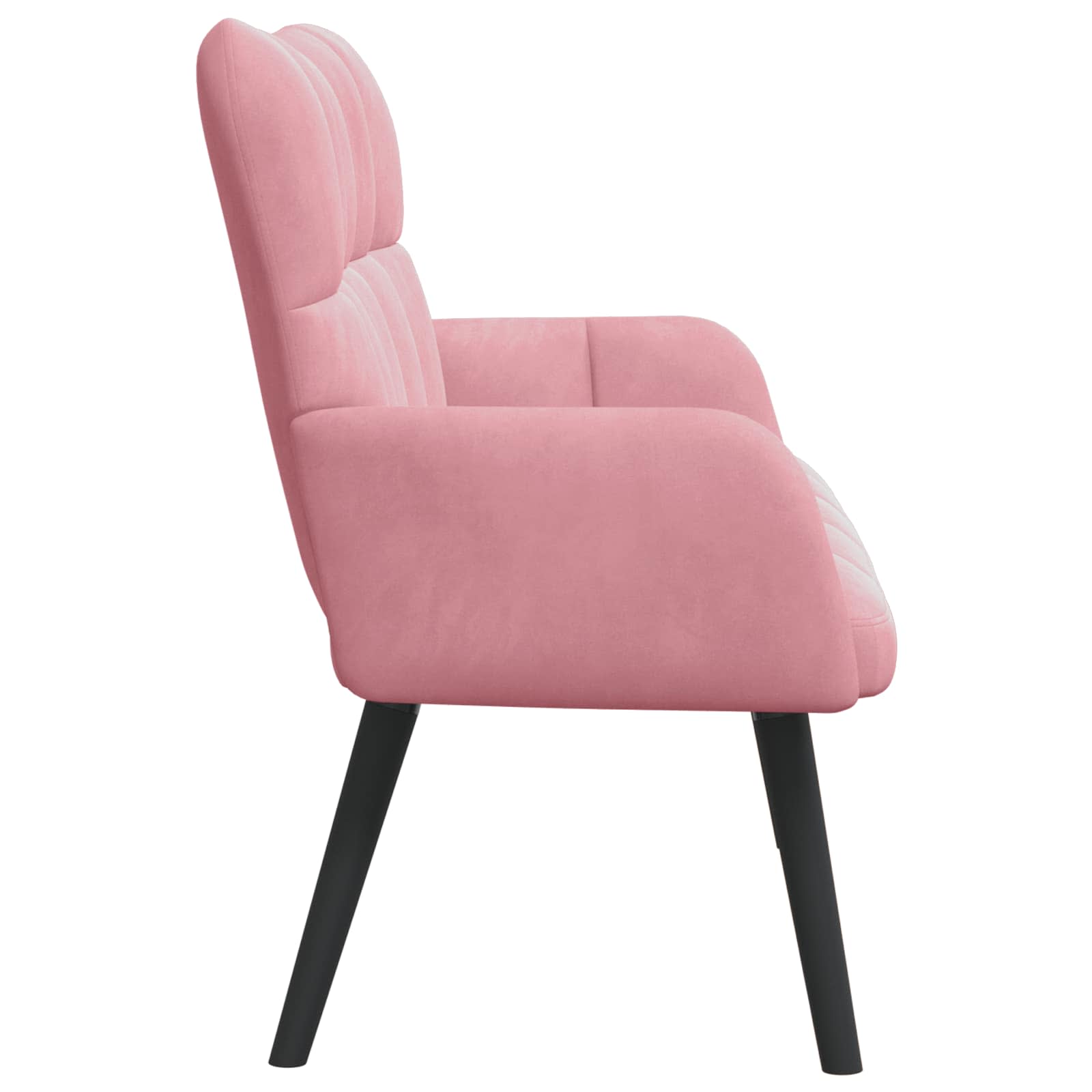 Canapé deux places Rose 115 x 61 x 87 cm Velours - XIOS