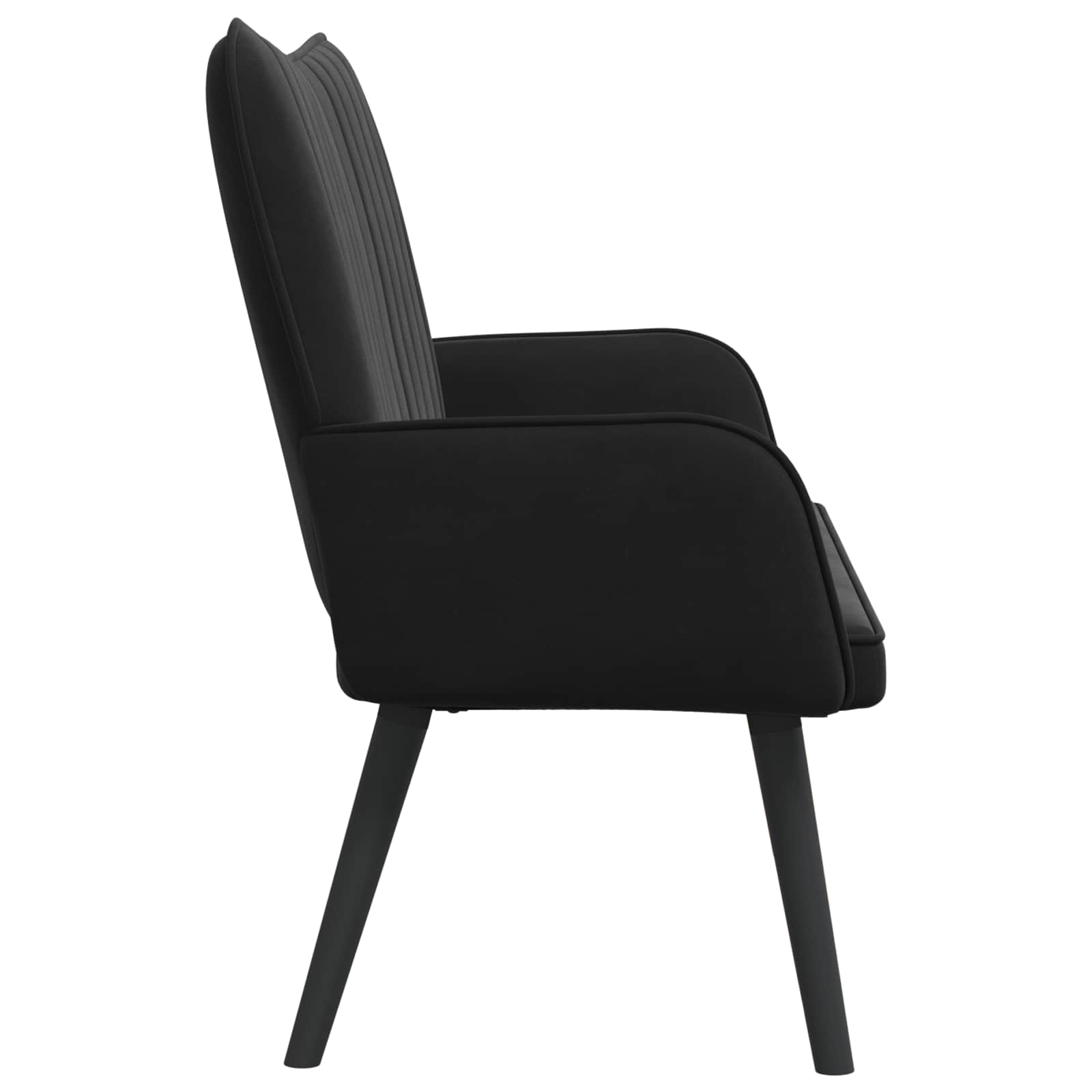 Canapé deux places Noir 115 x 61 x 87 cm Velours - XIOS