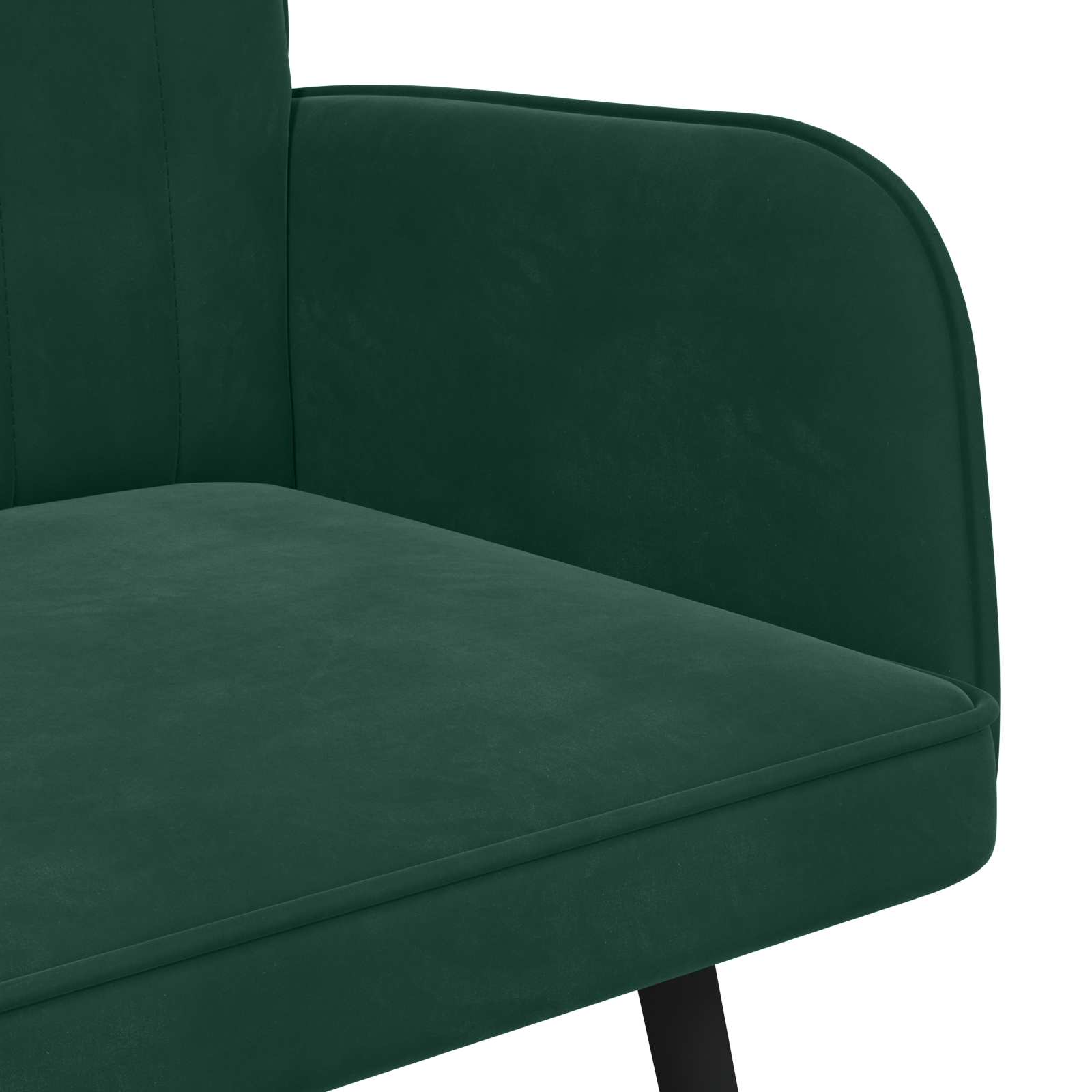 Canapé deux places Vert foncé 115 x 61 x 87 cm Velours - XIOS