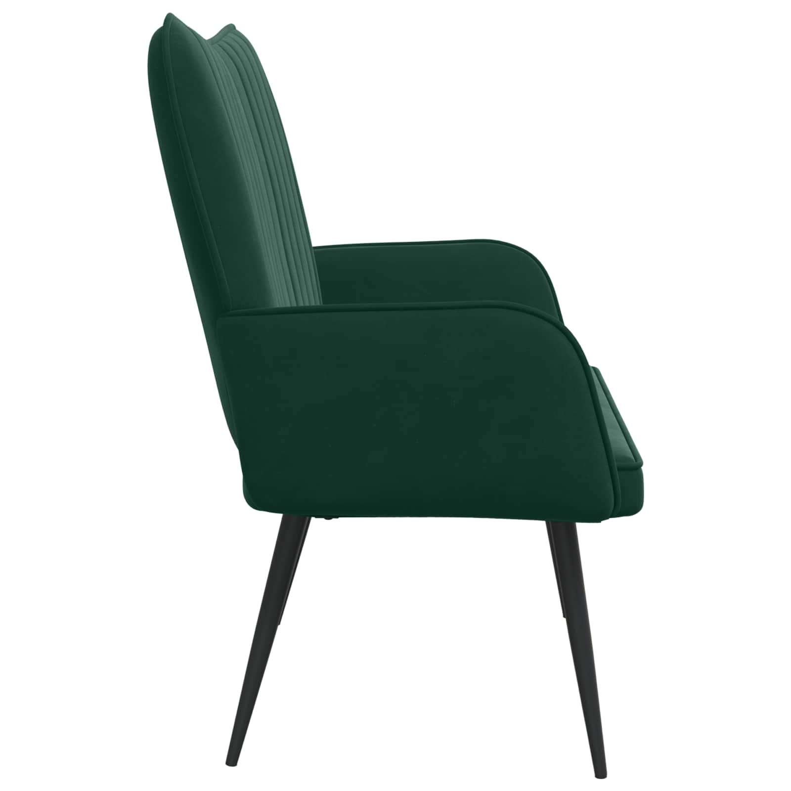 Canapé deux places Vert foncé 115 x 61 x 87 cm Velours - XIOS