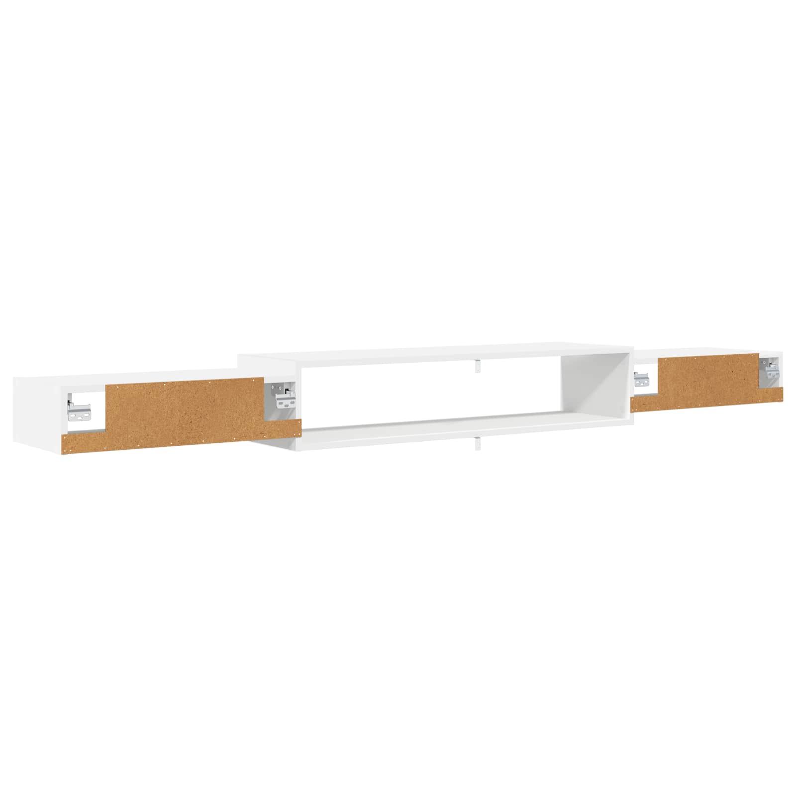 Meuble TV mural Montage mural Blanc 220 x 28 x 21 cm - XIOS