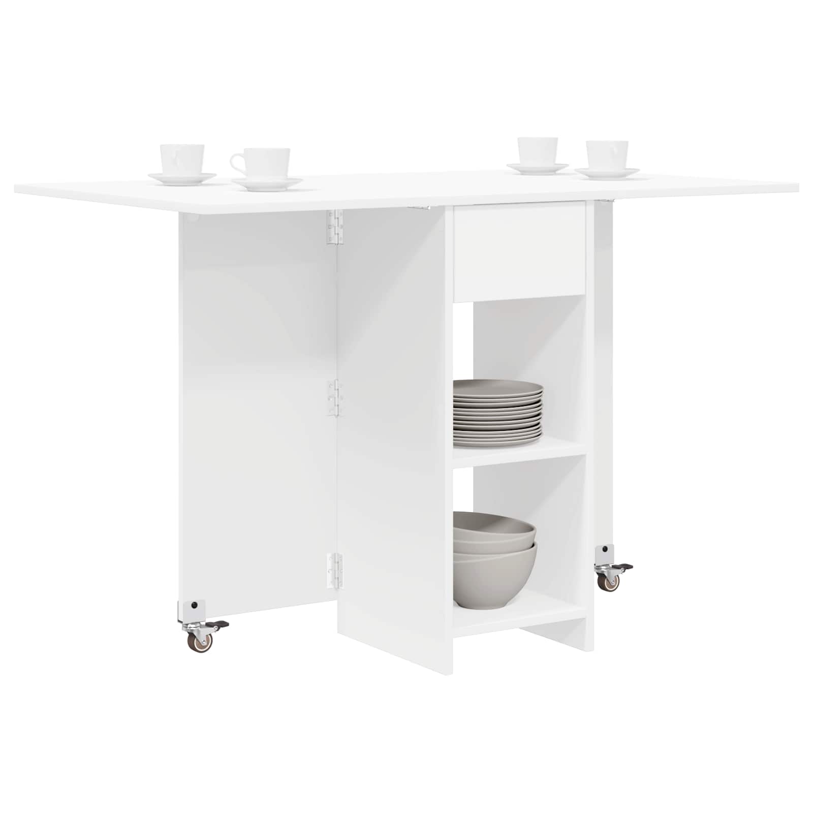 Table à dîner 115 x 70 x 75 cm Bois d'ingénierie Blanc - XIOS