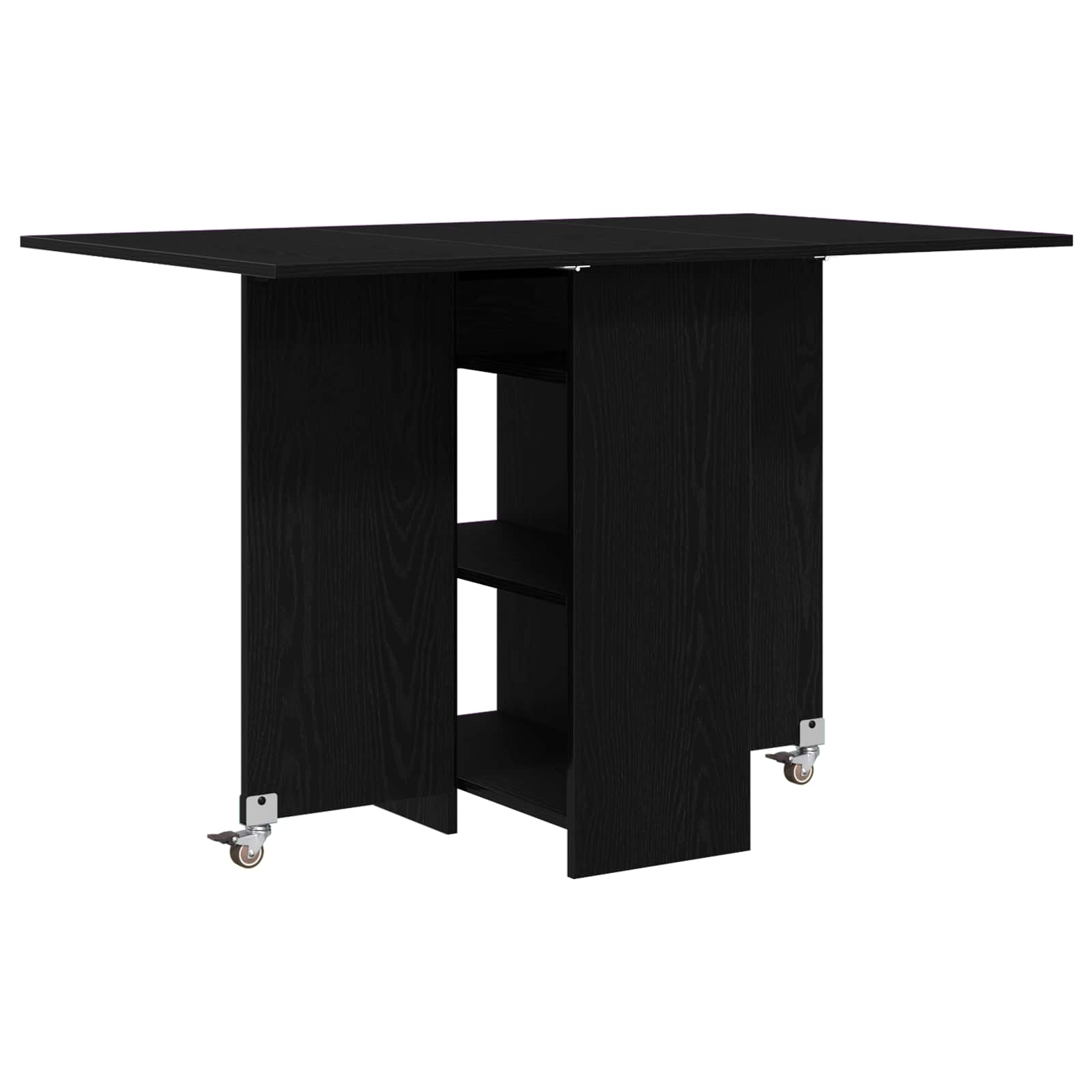 Table à dîner 115 x 70 x 75 cm Bois d'ingénierie Chêne noir - XIOS
