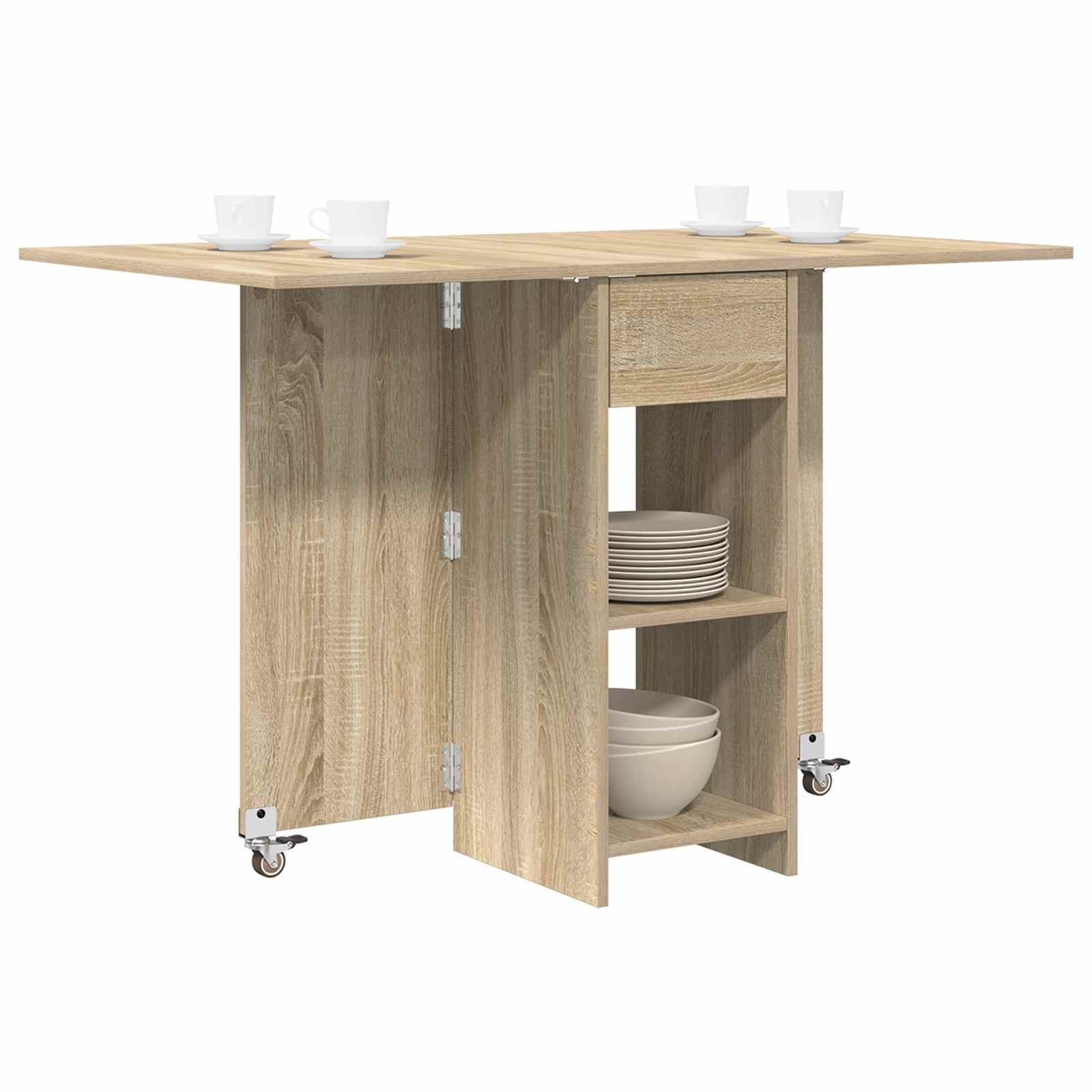 Table à dîner 115 x 70 x 75 cm Bois d'ingénierie Chêne Sonoma - XIOS