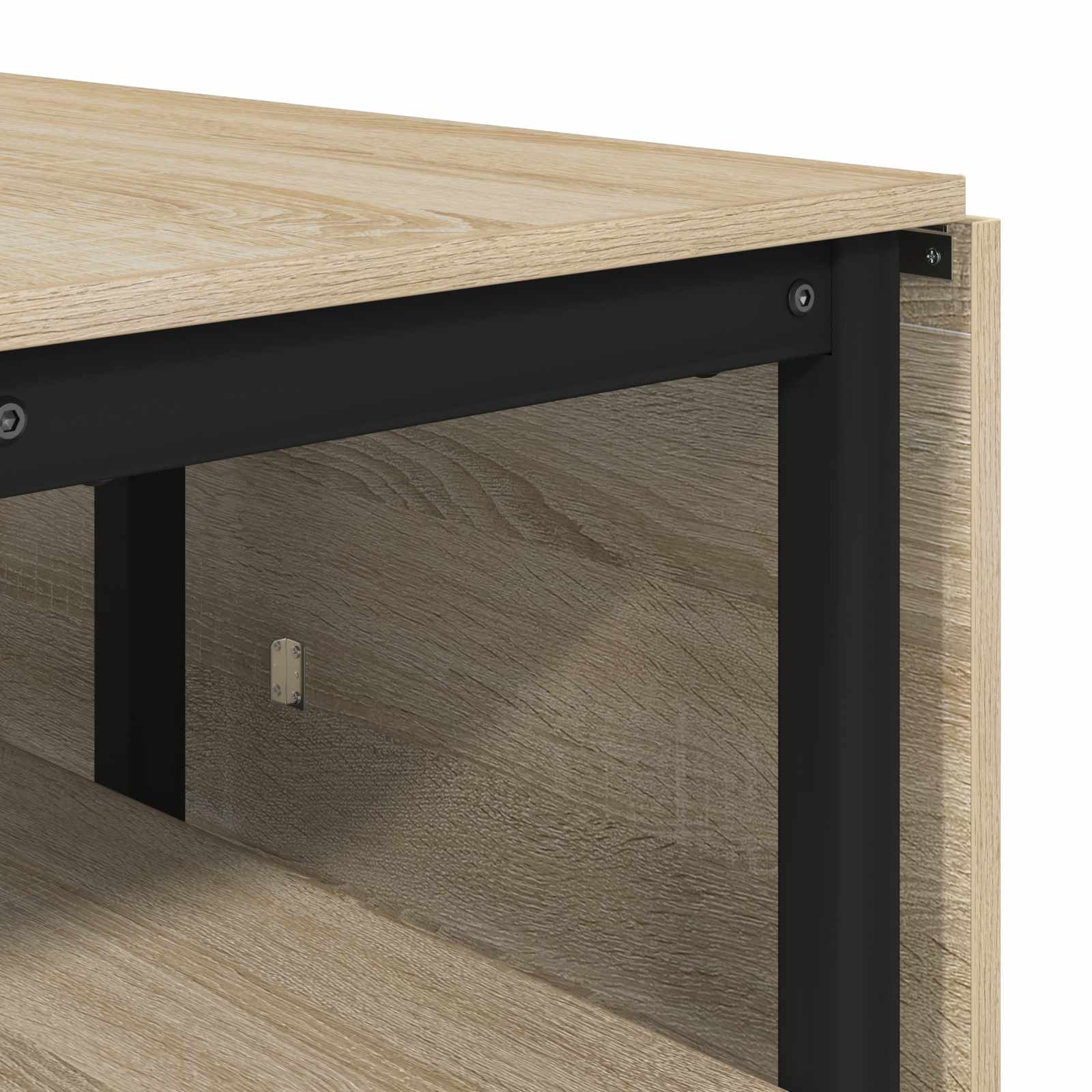 Table à dîner 122 x 80 x 76,5 cm Bois d'ingénierie Chêne Sonoma - XIOS