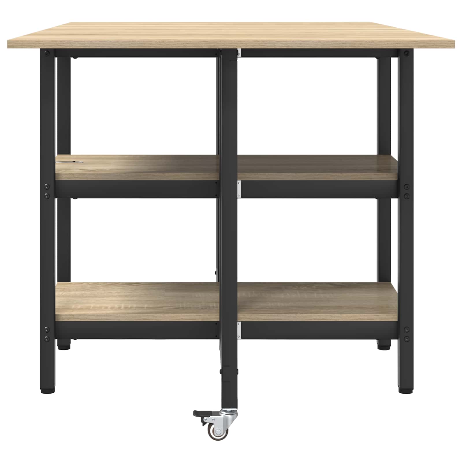 Table à dîner 122 x 80 x 76,5 cm Bois d'ingénierie Chêne Sonoma - XIOS