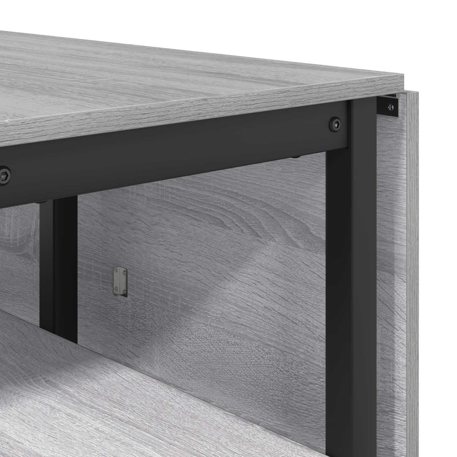 Table à dîner 122 x 80 x 76,5 cm Bois d'ingénierie Sonoma gris - XIOS