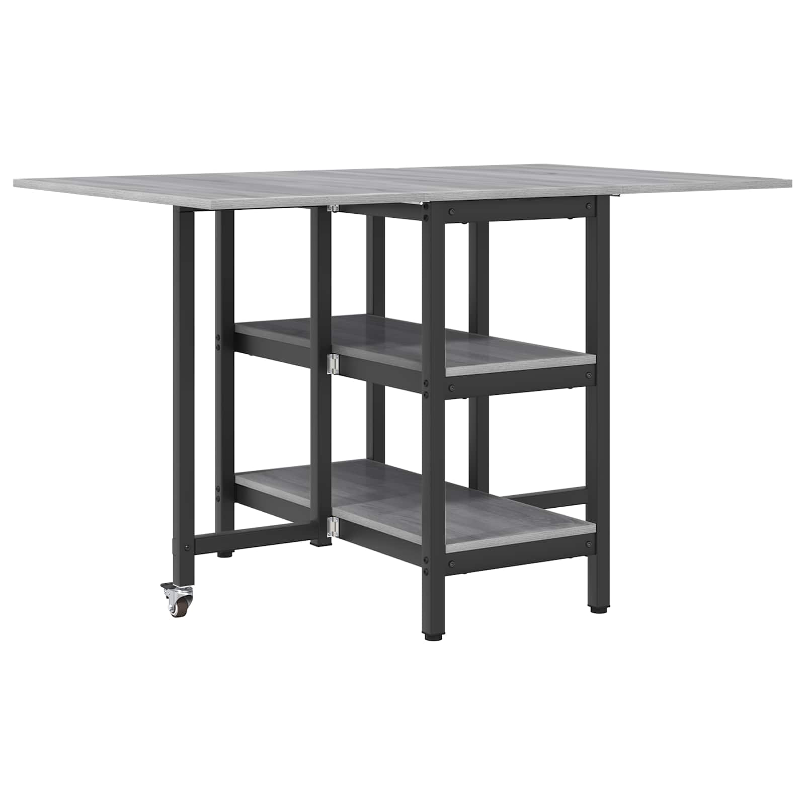 Table à dîner 122 x 80 x 76,5 cm Bois d'ingénierie Sonoma gris - XIOS