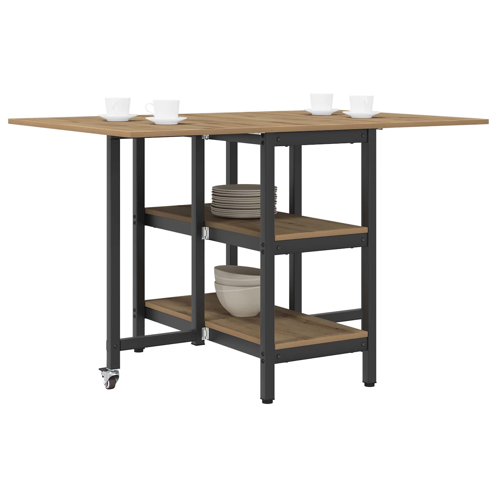 Table à dîner 122 x 80 x 76,5 cm Bois d'ingénierie - XIOS