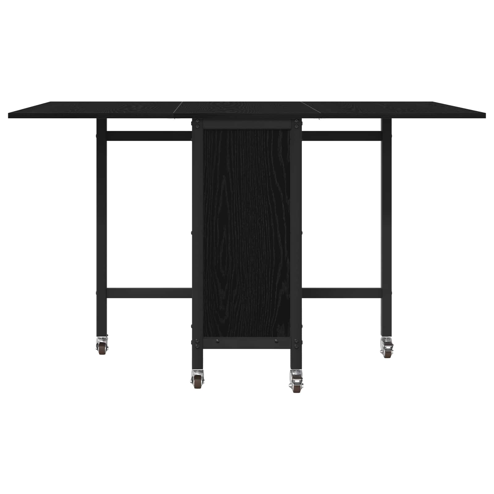 Table à manger pliante avec roulettes 130 x 80 x 76,5 cm - XIOS