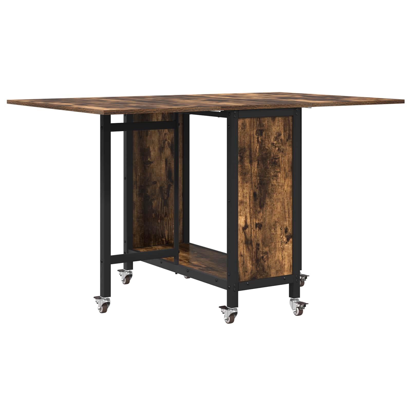 Table à manger pliante avec roulettes 130 x 80 x 76,5 cm - XIOS