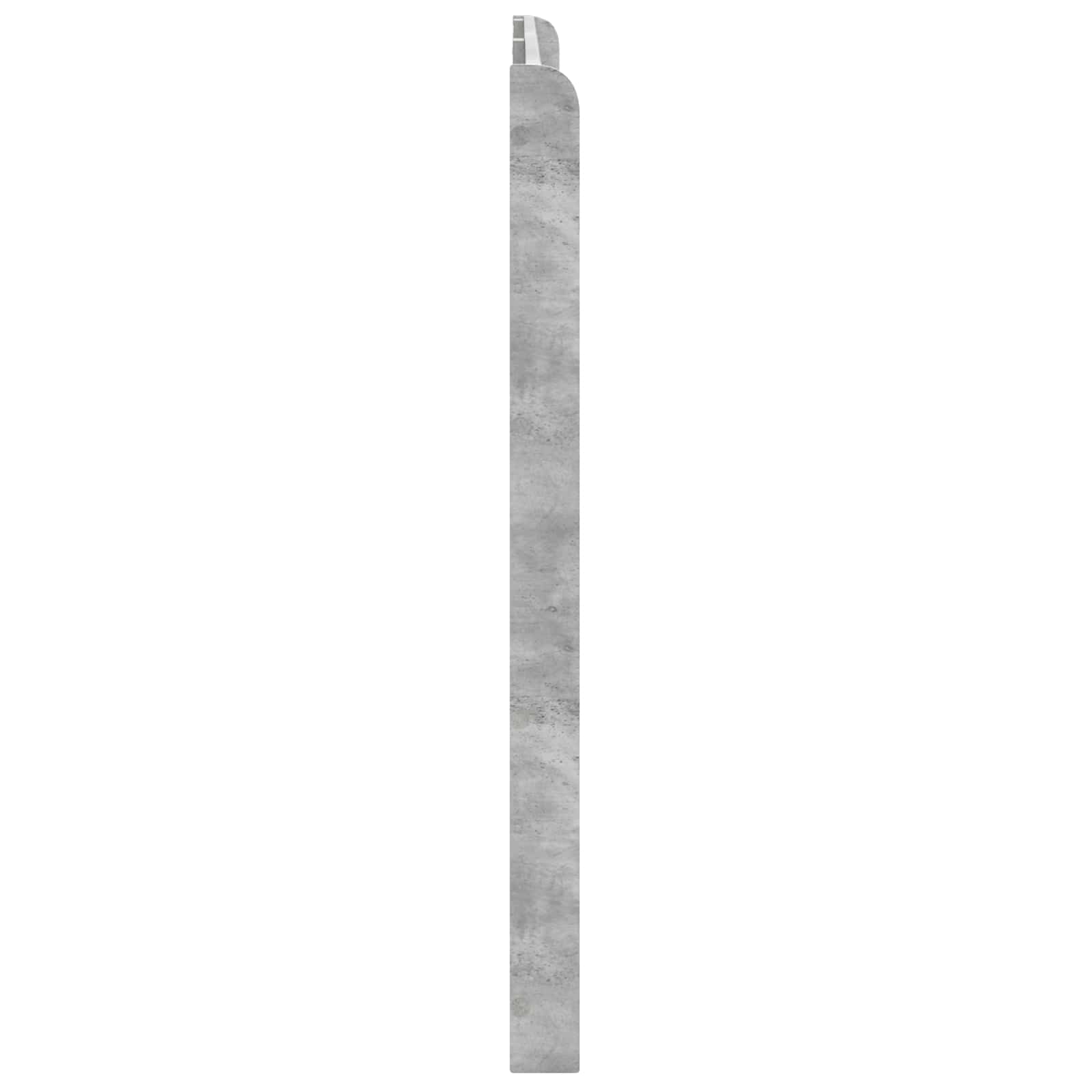 Tête de lit Gris béton Bois d'ingénierie - XIOS