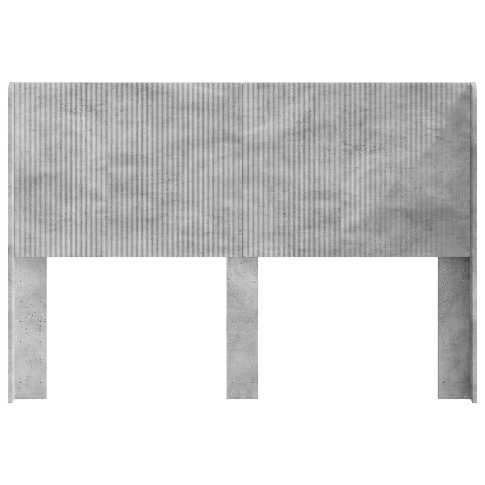 Tête de lit Gris béton Bois d'ingénierie - XIOS