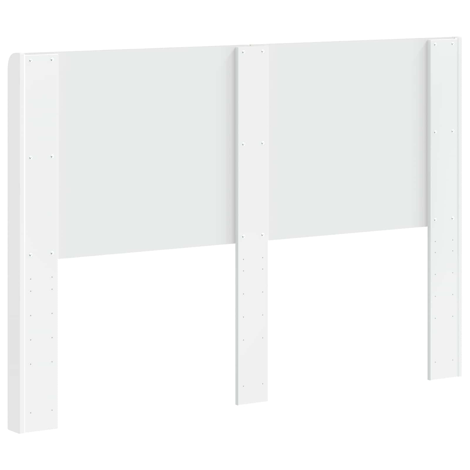 Tête de lit Blanc brillant Bois d'ingénierie - XIOS