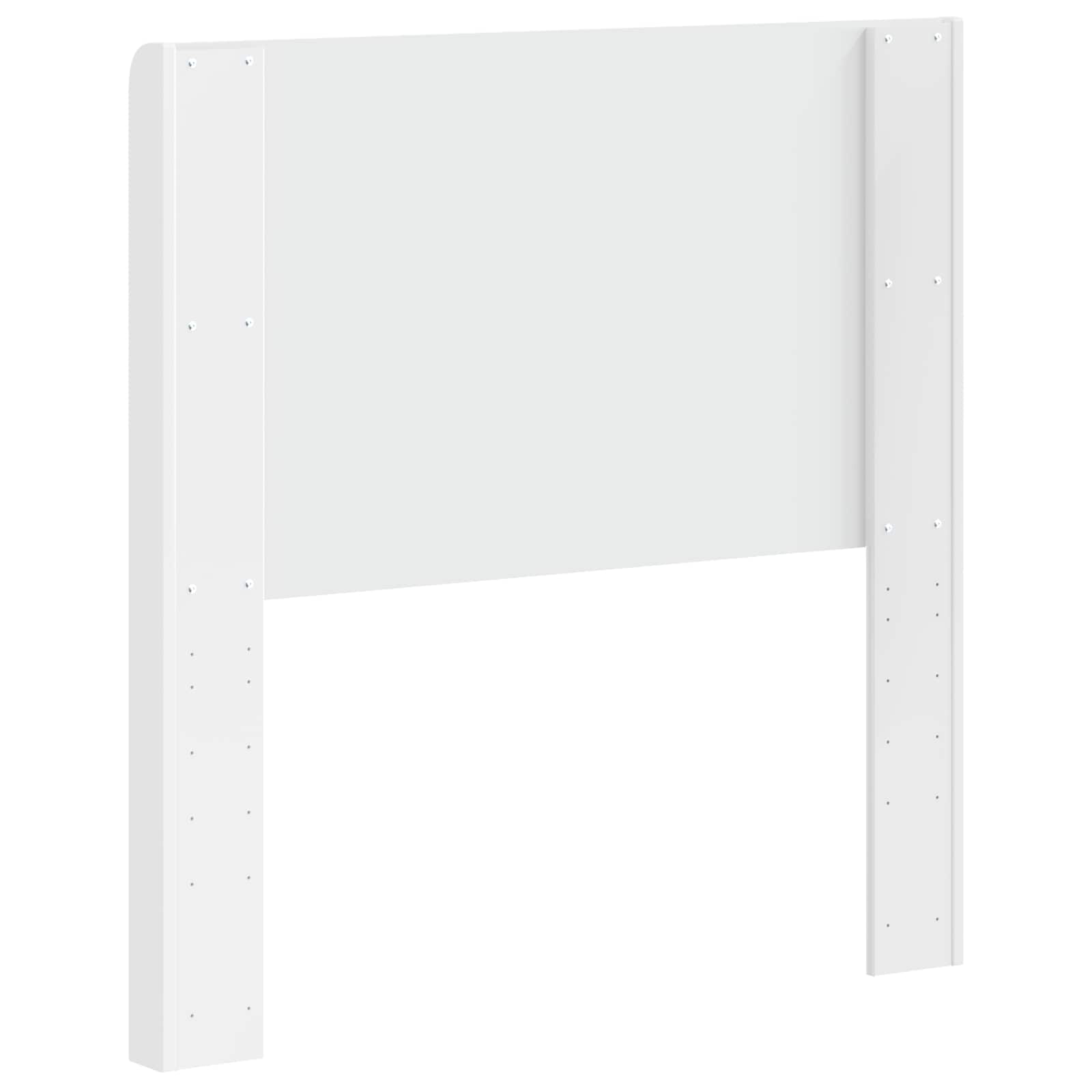 Tête de lit Blanc brillant Bois d'ingénierie - XIOS