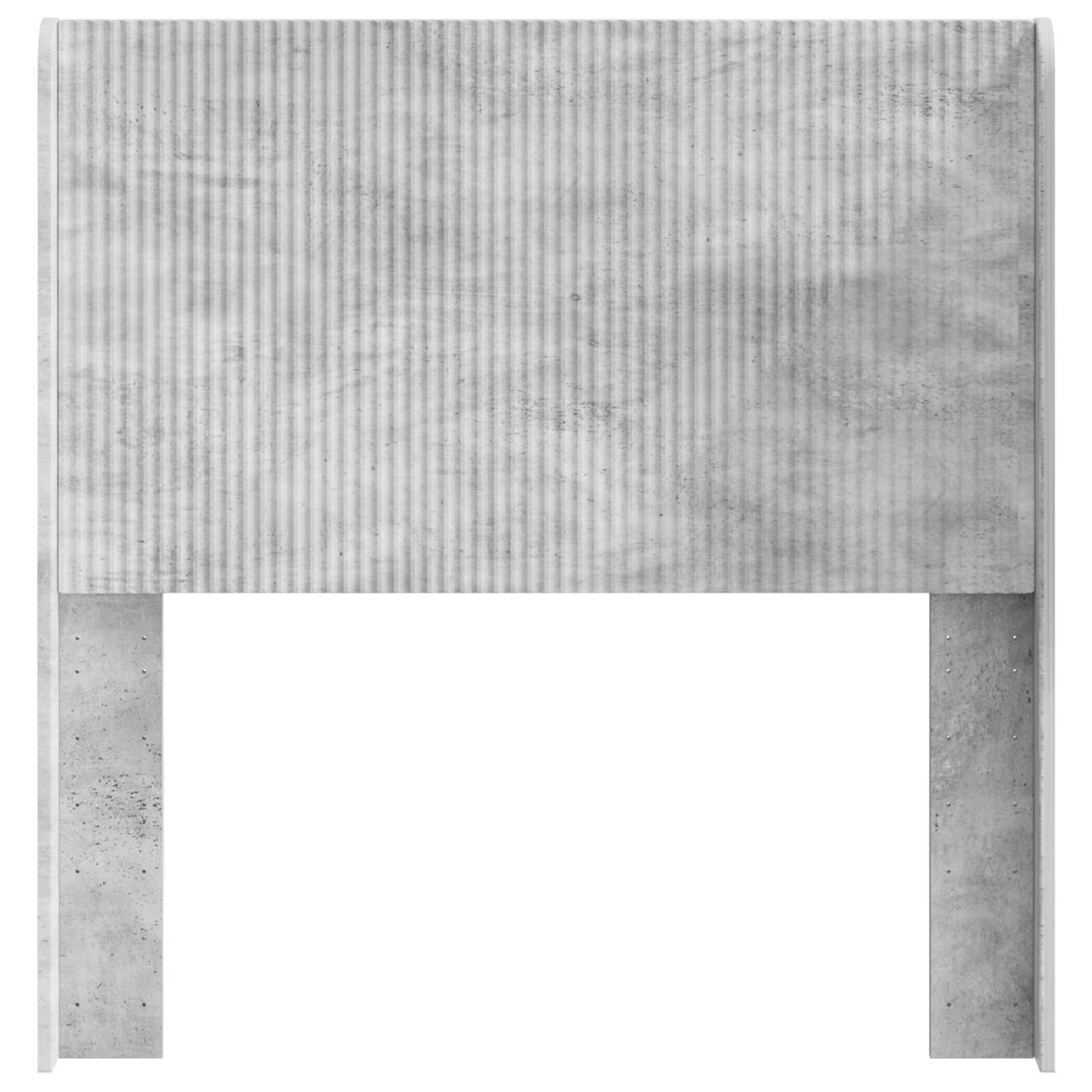 Tête de lit Gris béton Bois d'ingénierie - XIOS
