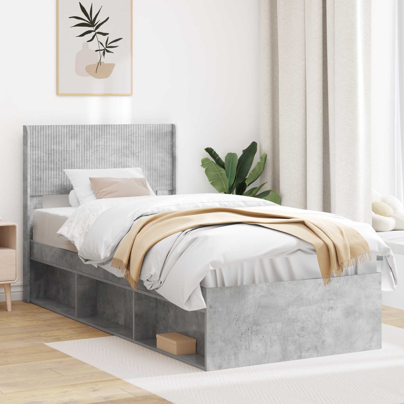 Tête de lit Gris béton PB - XIOS