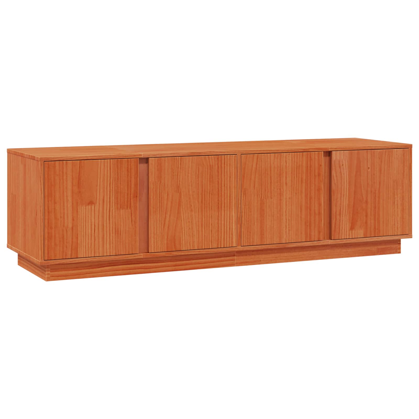 Meuble TV Brun Ciré 140 x 40 x 40 cm Pin massif - XIOS