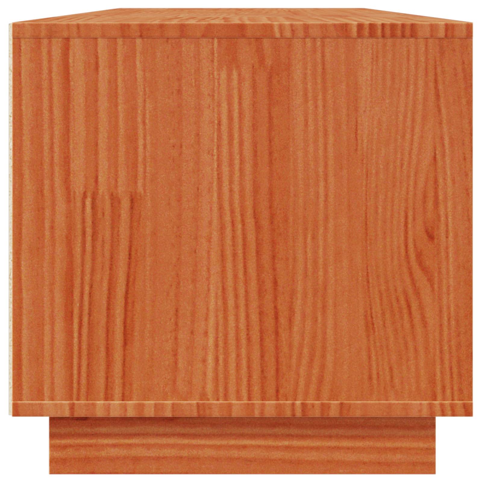 Meuble TV Brun Ciré 140 x 40 x 40 cm Pin massif - XIOS