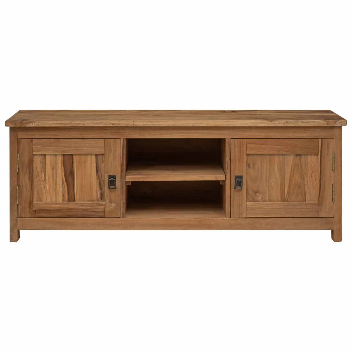 Meuble tv 110 x 30 x 40 cm Naturel Bois de teck massif - XIOS