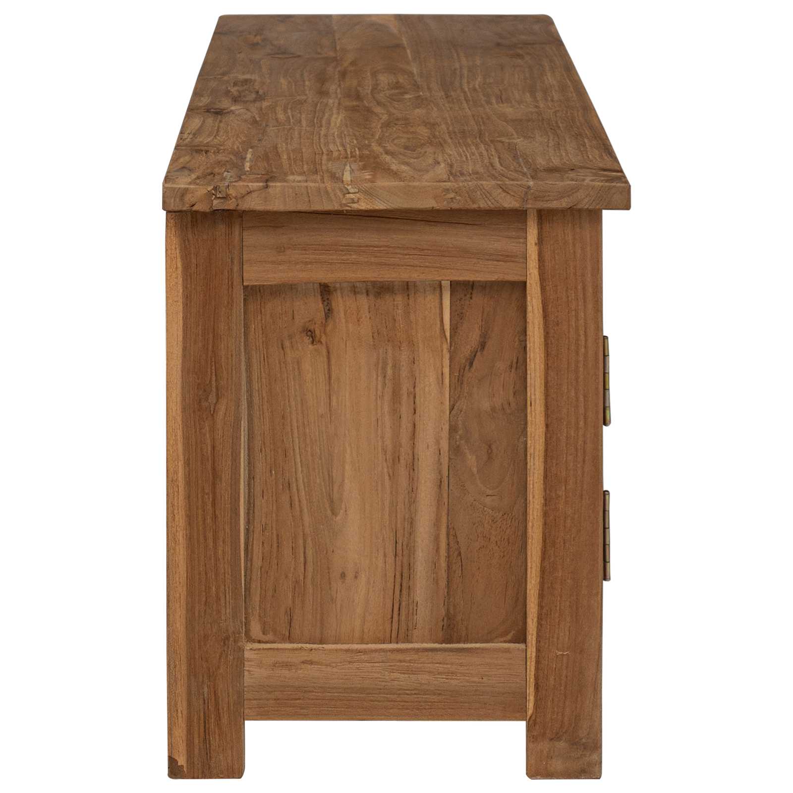 Meuble tv 110 x 30 x 40 cm Naturel Bois de teck massif