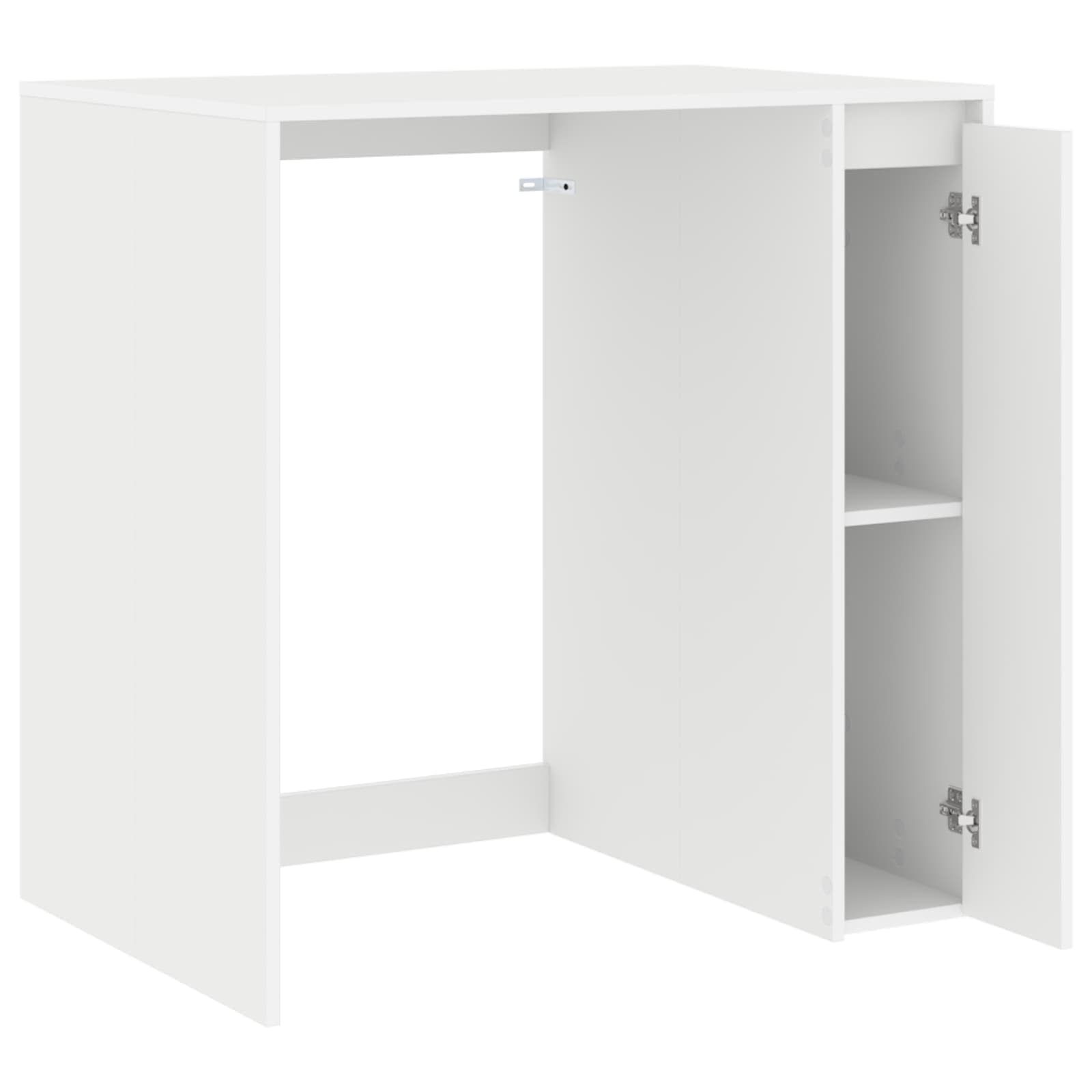 Armoire pour machine à laver avec porte Blanc 87 x 60 x 89 cm