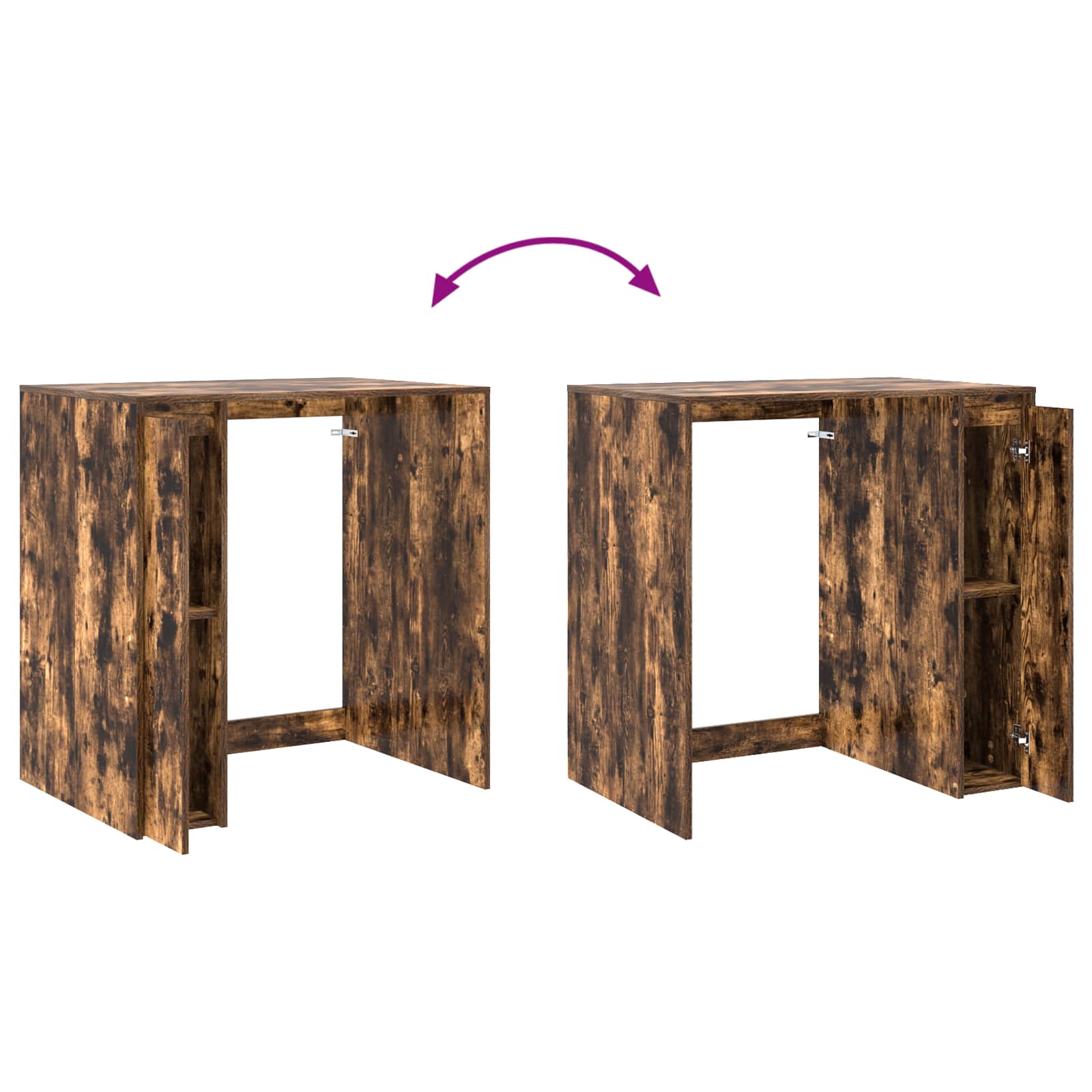 Armoire pour machine à laver Chêne fumé 87 x 60 x 89 cm - XIOS