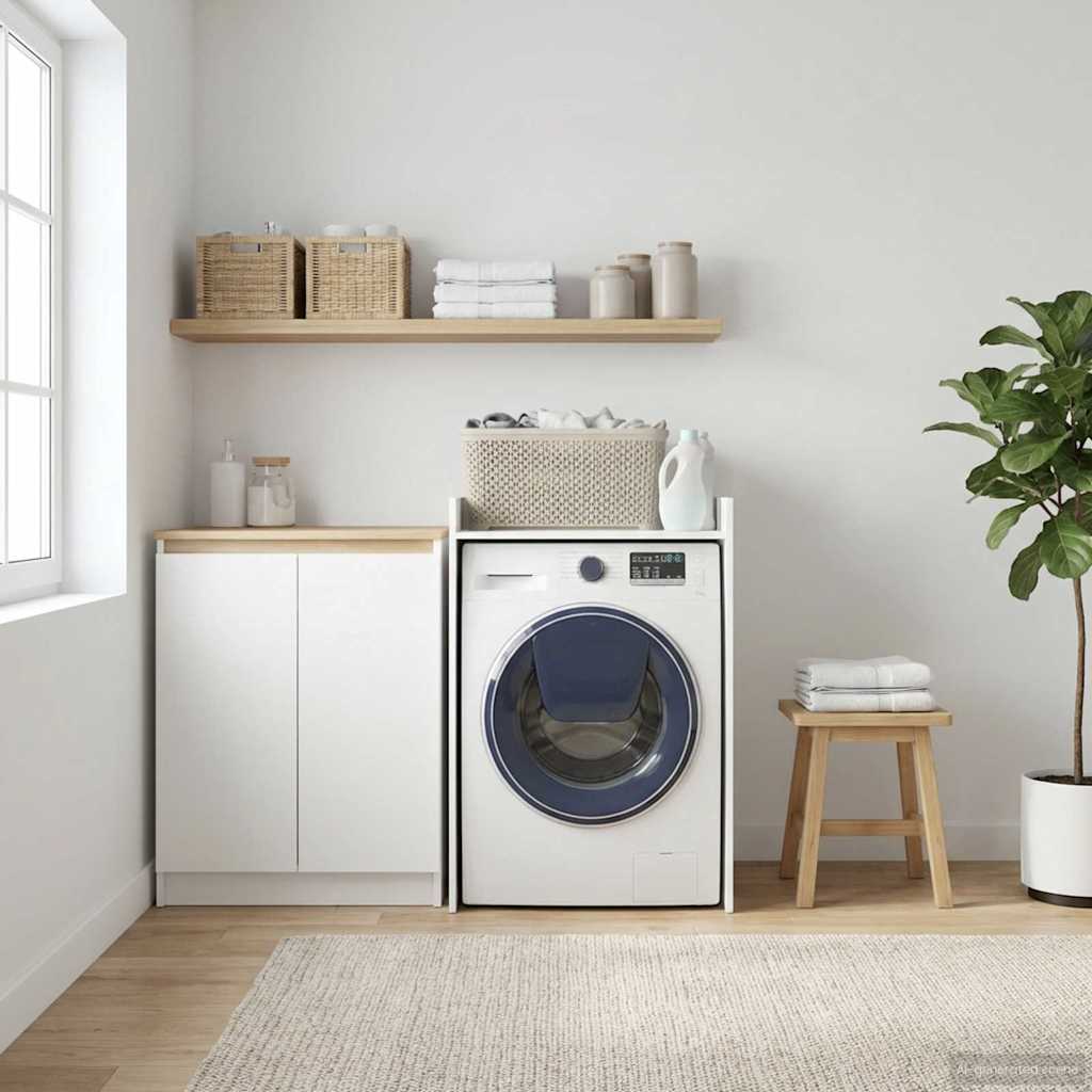 Armoire pour machine à laver Blanc 67,5 x 62 x 97 cm