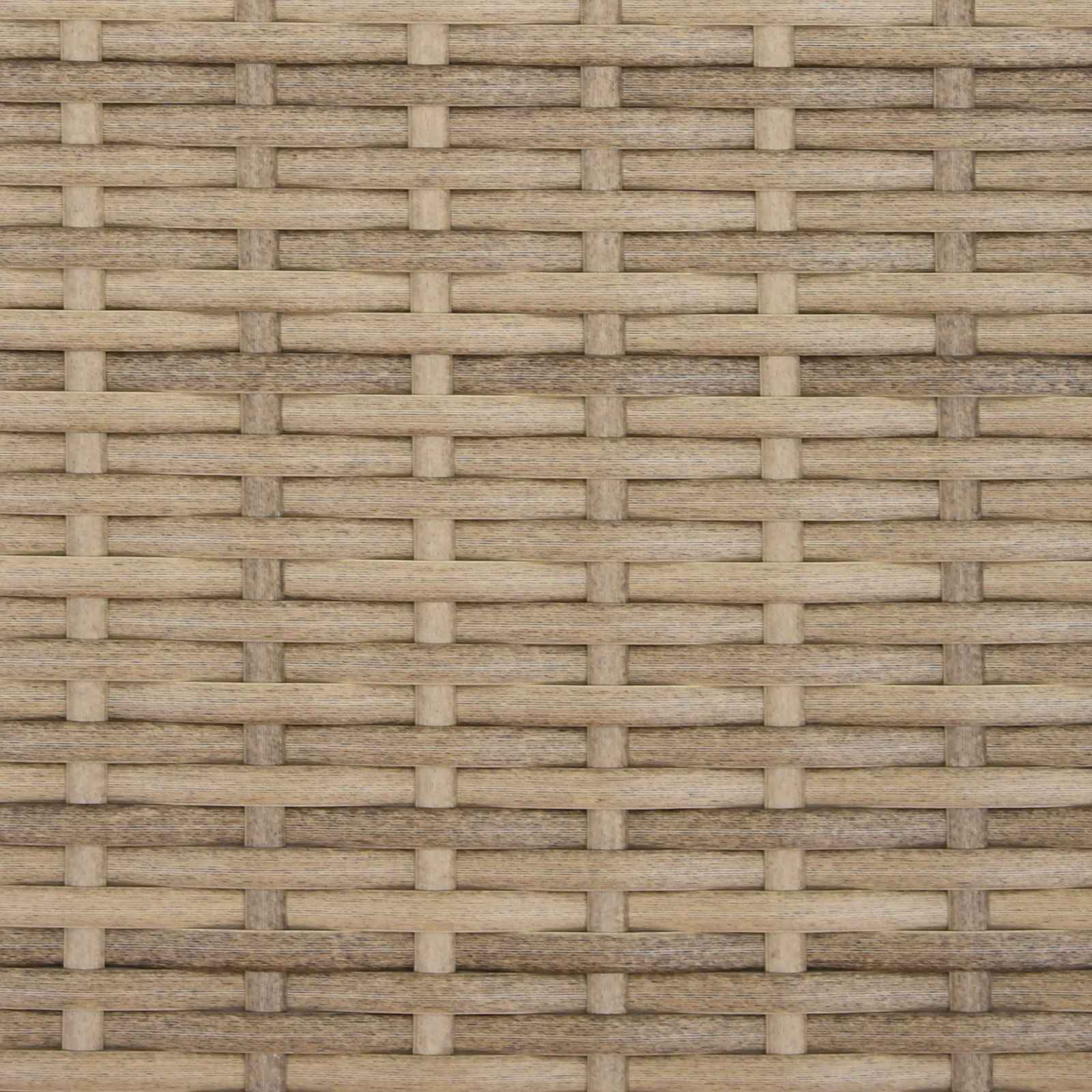 Ensembles de meubles 4 pcs Beige et Gris clair Rotin PE - XIOS