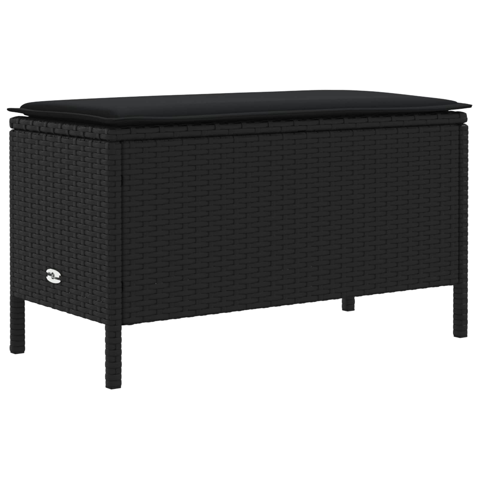 Ensembles de meubles avec oreiller 7 pcs Noir Rotin PE - XIOS