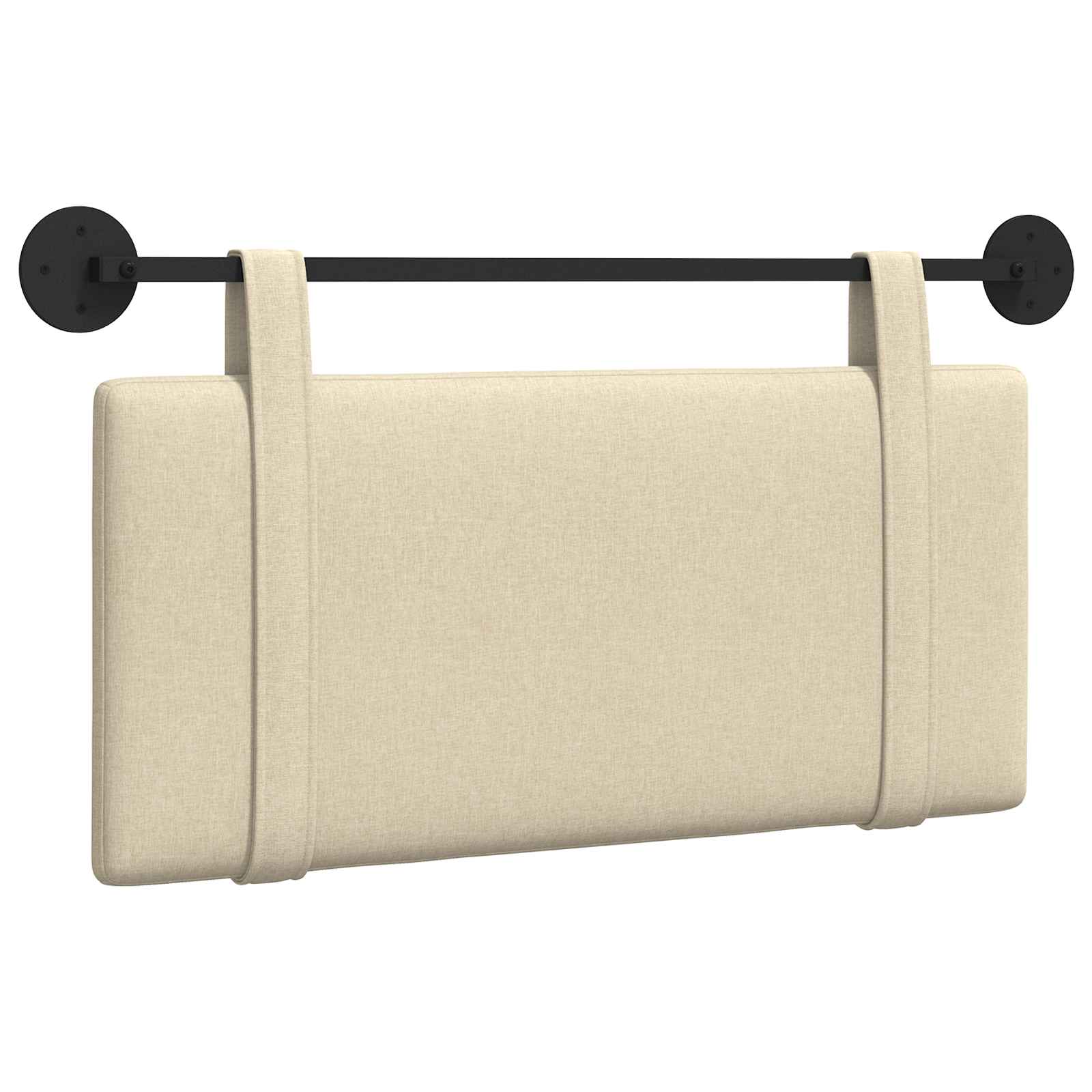 Tête de lit suspendue Crème Tissu - XIOS